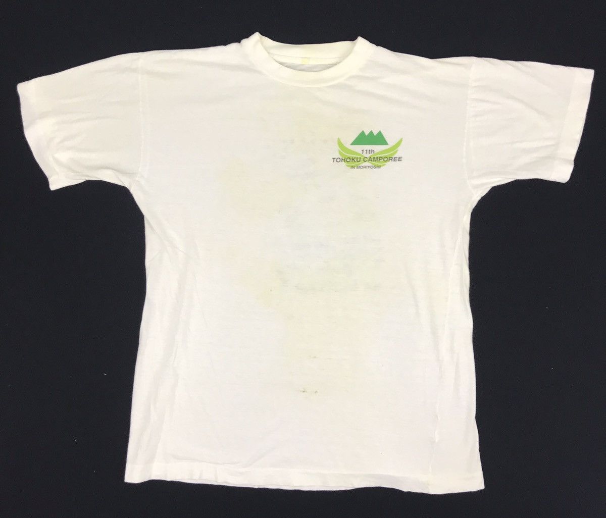 Japanese Brand Vintage 90s 11th Tohoku Camporee Tee Athletic Wear Size US S / EU 44-46 / 1 - 2 Thumbnail