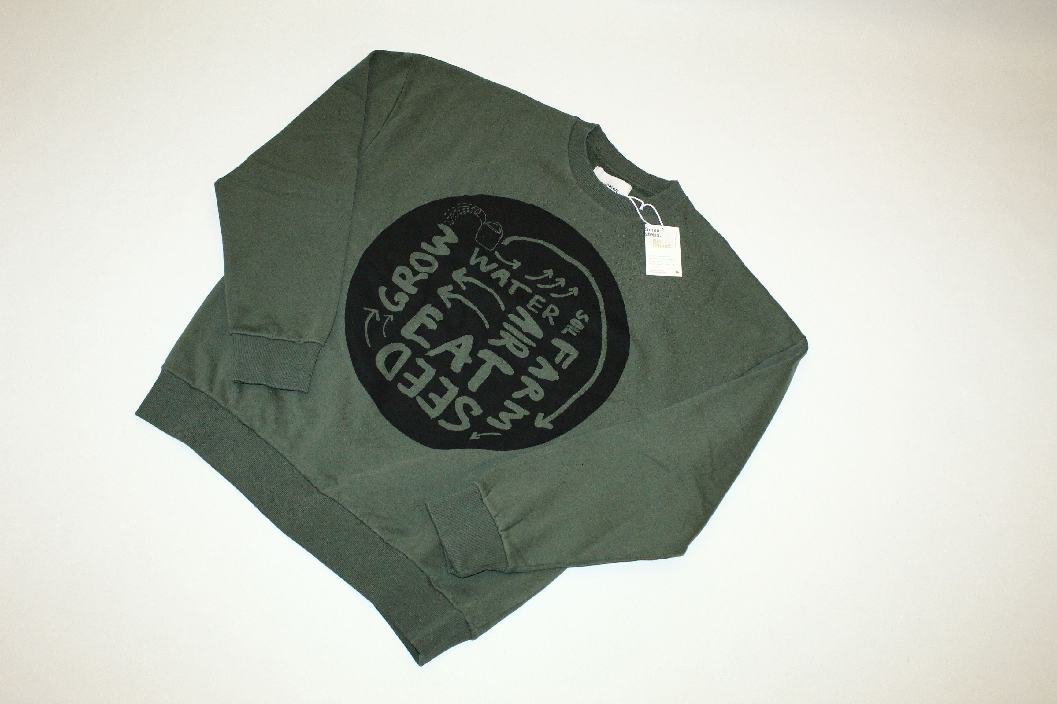 Henrik Vibskov NWT Henrik Vibskov Print Organic Cotton Baggy Sweatshirt Size US M / EU 48-50 / 2 - 3 Thumbnail