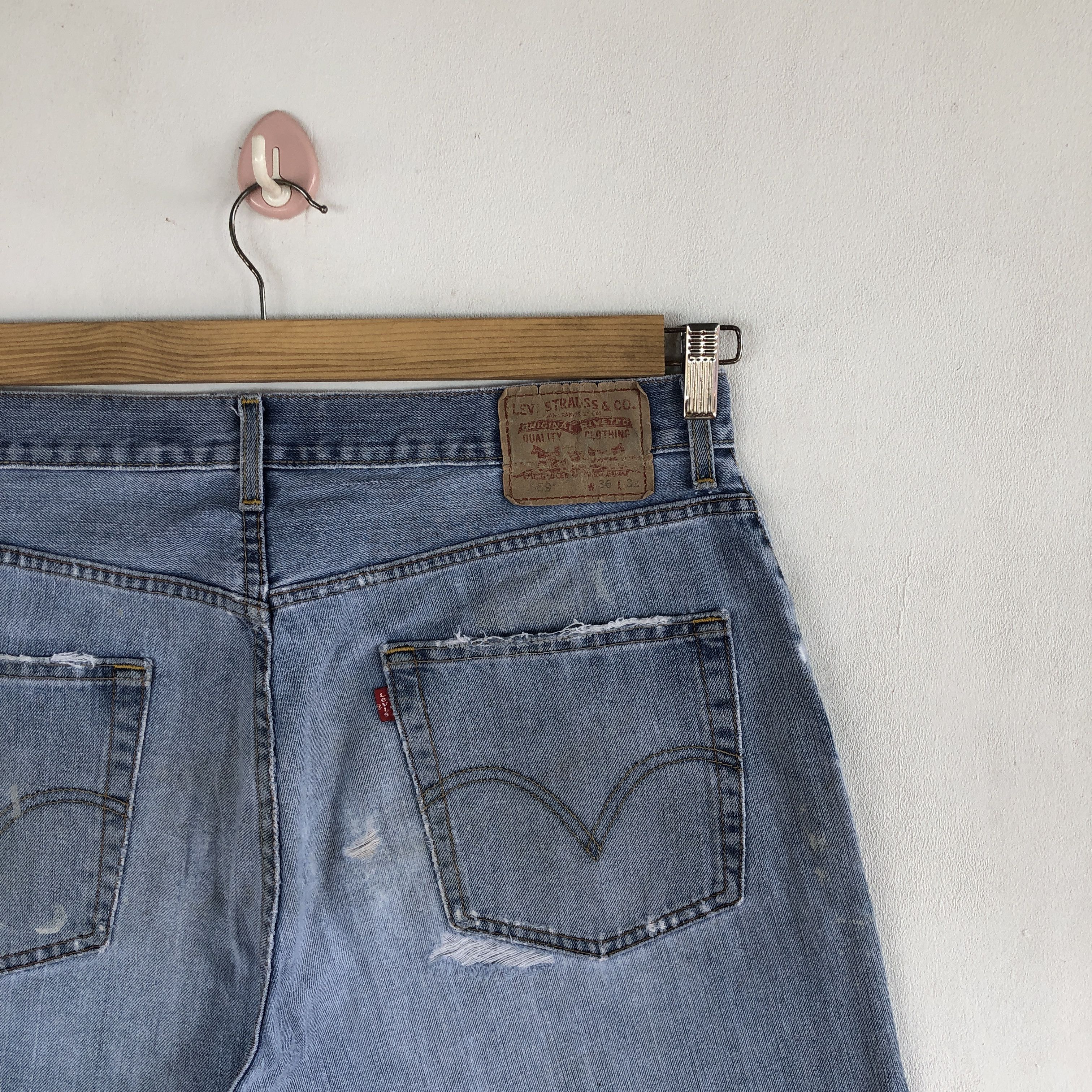 Levi's Vintage Levis Reworked Paisley Sashiko Jeans Levi's Denim Size US 36 / EU 52 - 7 Thumbnail