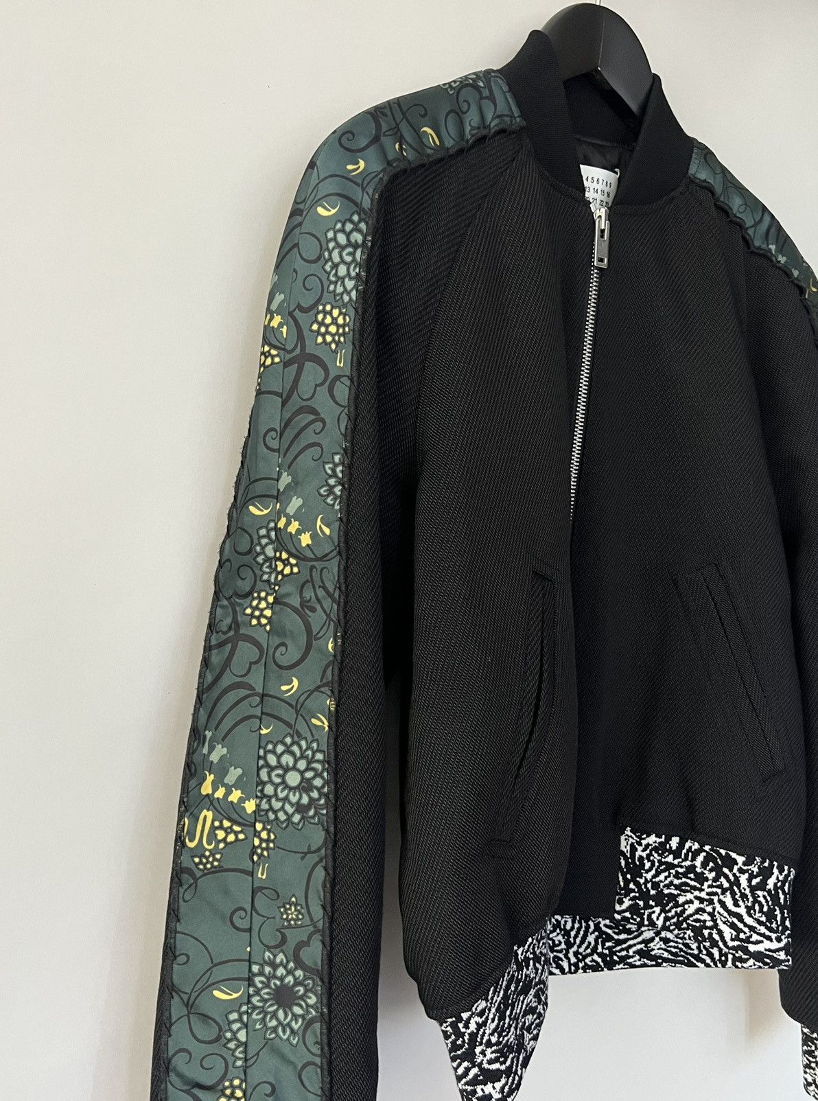 Maison Margiela Floral Paneled Bomber Jacket Size US M / EU 48-50 / 2 - 2 Thumbnail