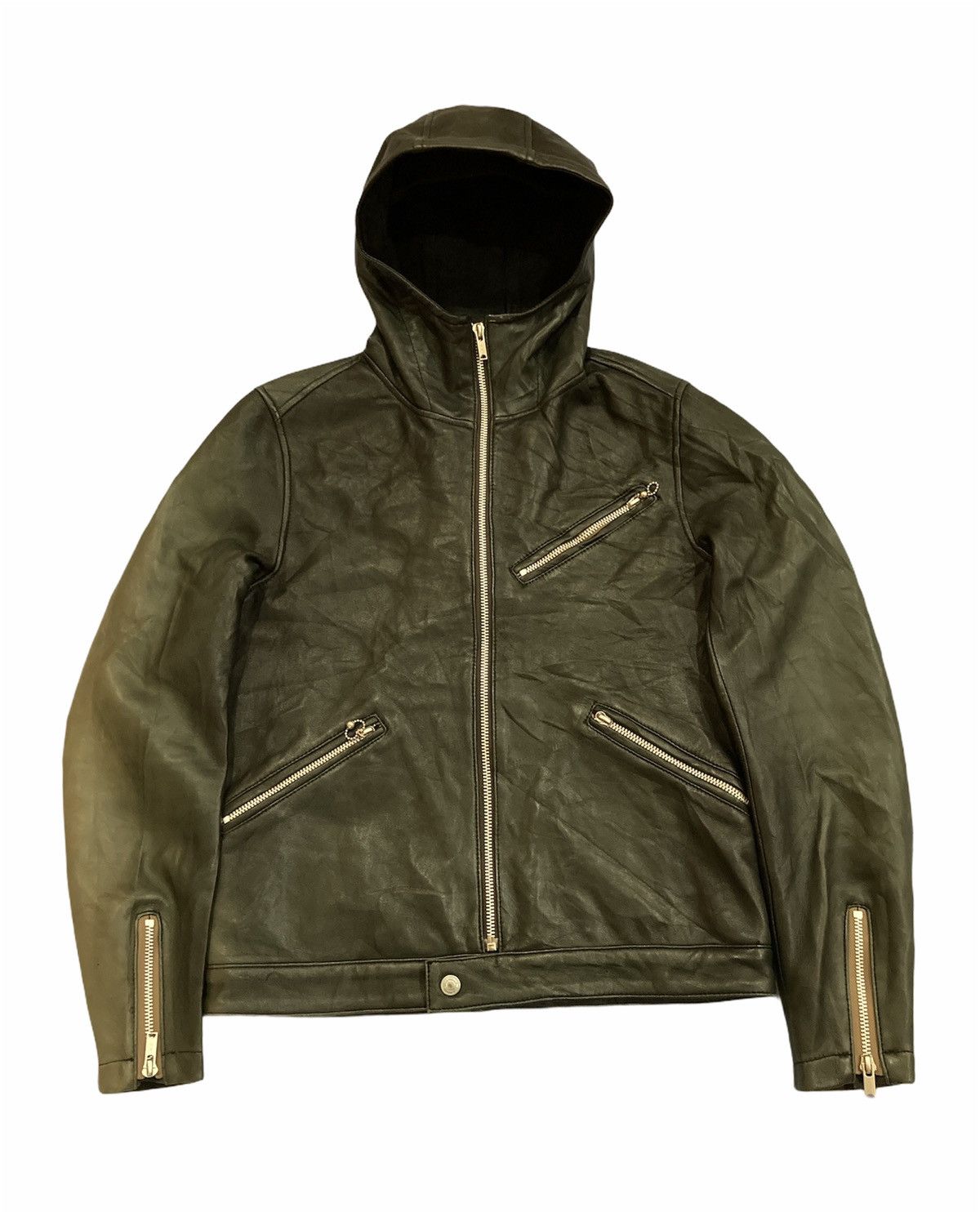 Hysteric Glamour × Japanese Brand Distressed Hysteric Glamour Leather Jacket Size US S / EU 44-46 / 1 - 1 Thumbnail