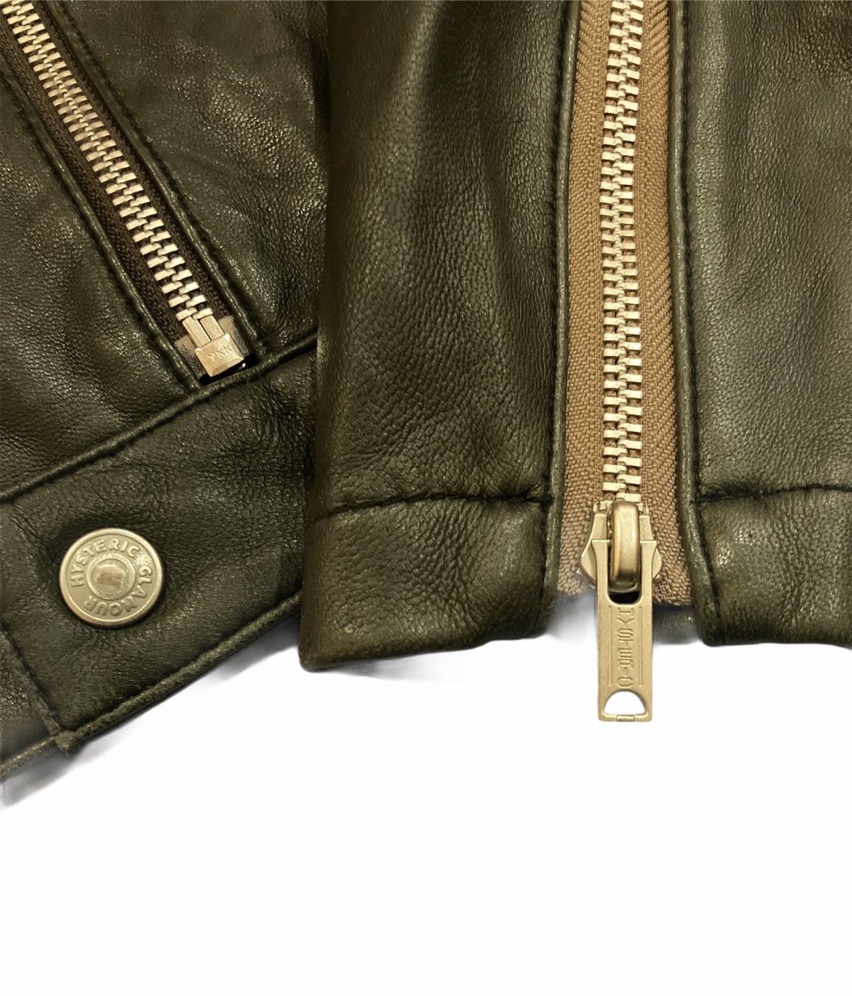 Hysteric Glamour × Japanese Brand Distressed Hysteric Glamour Leather Jacket Size US S / EU 44-46 / 1 - 7 Thumbnail