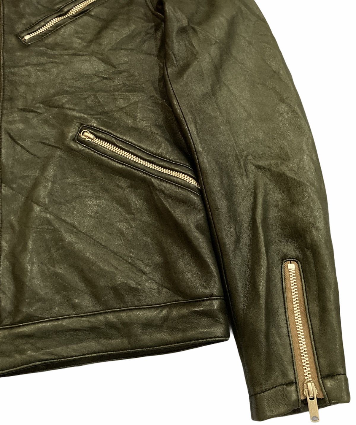 Hysteric Glamour × Japanese Brand Distressed Hysteric Glamour Leather Jacket Size US S / EU 44-46 / 1 - 6 Thumbnail