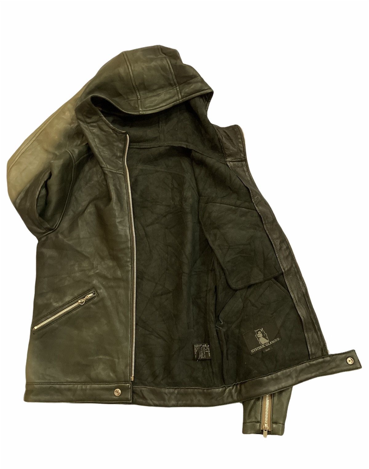 Hysteric Glamour × Japanese Brand Distressed Hysteric Glamour Leather Jacket Size US S / EU 44-46 / 1 - 3 Thumbnail