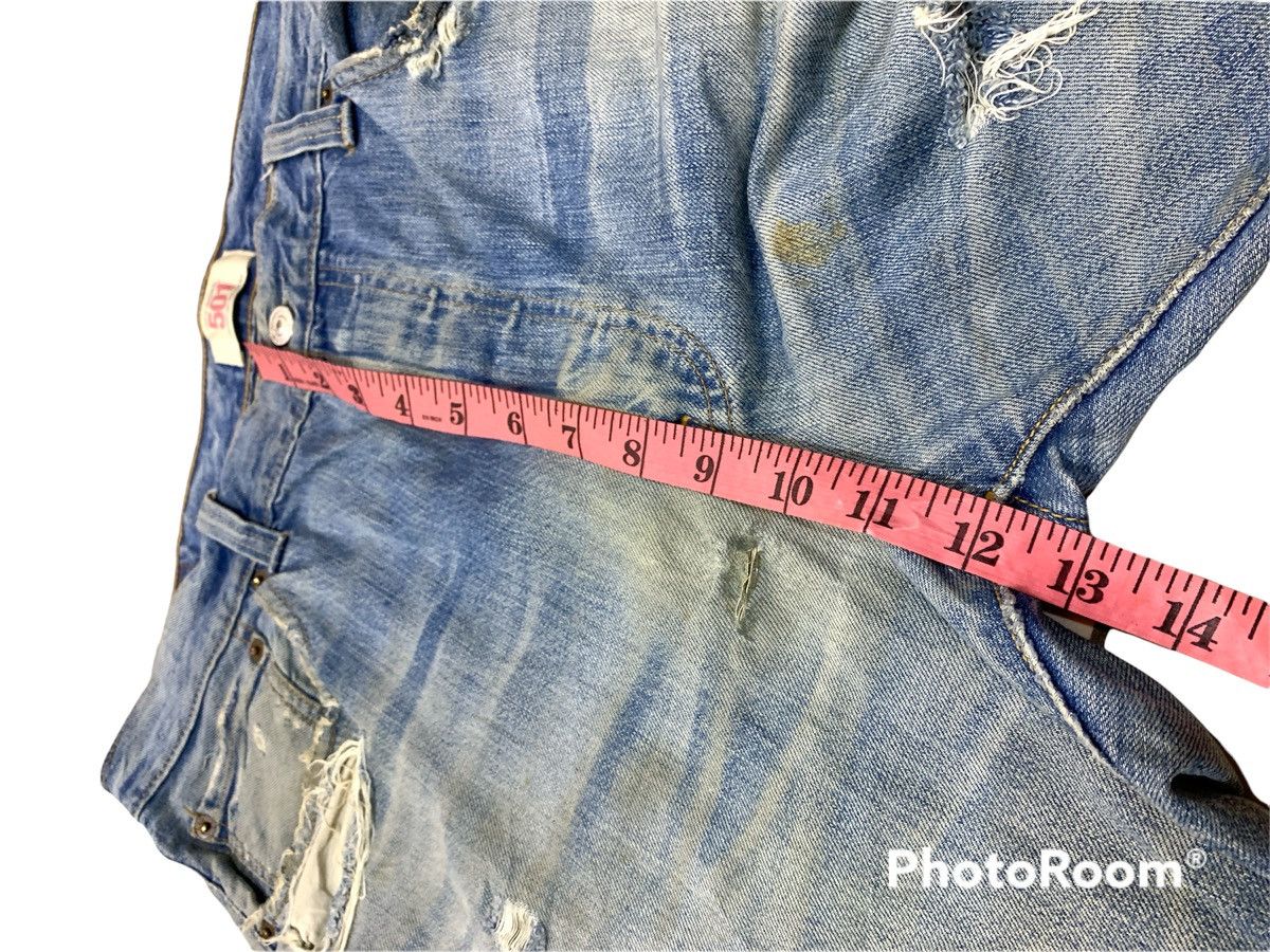 Levi's DISTRESSED DESTROYED LEVI'S 501 PATCHES HOLES JEANS Size US 36 / EU 52 - 8 Thumbnail