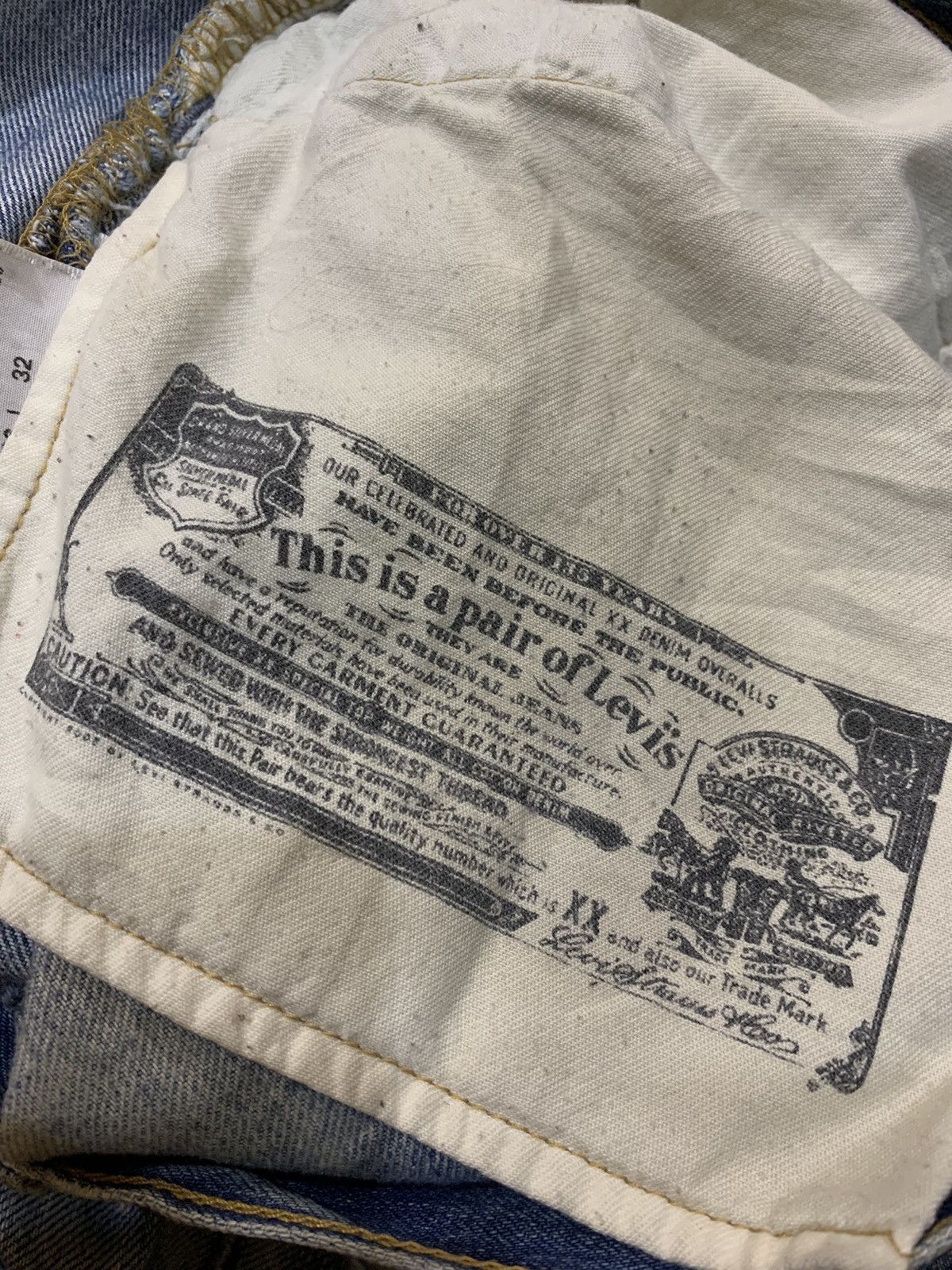 Levi's DISTRESSED DESTROYED LEVI'S 501 PATCHES HOLES JEANS Size US 36 / EU 52 - 17 Thumbnail