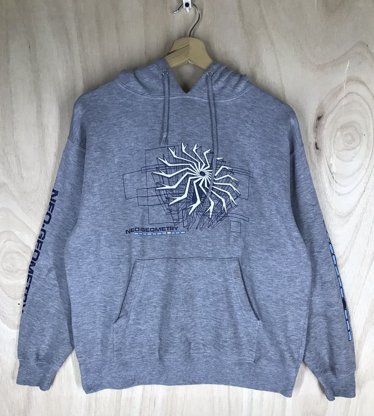 image of Vintage Hill Crop Hoodies in Grey, Men's (Size Medium)