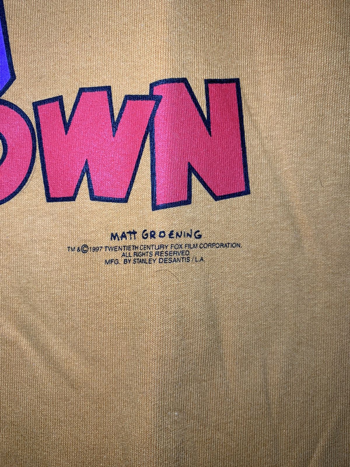 Mtv × The Simpsons × Vintage Vintage 90s The Simpsons Krusty The Clown Tshirt Size US M / EU 48-50 / 2 - 2 Thumbnail