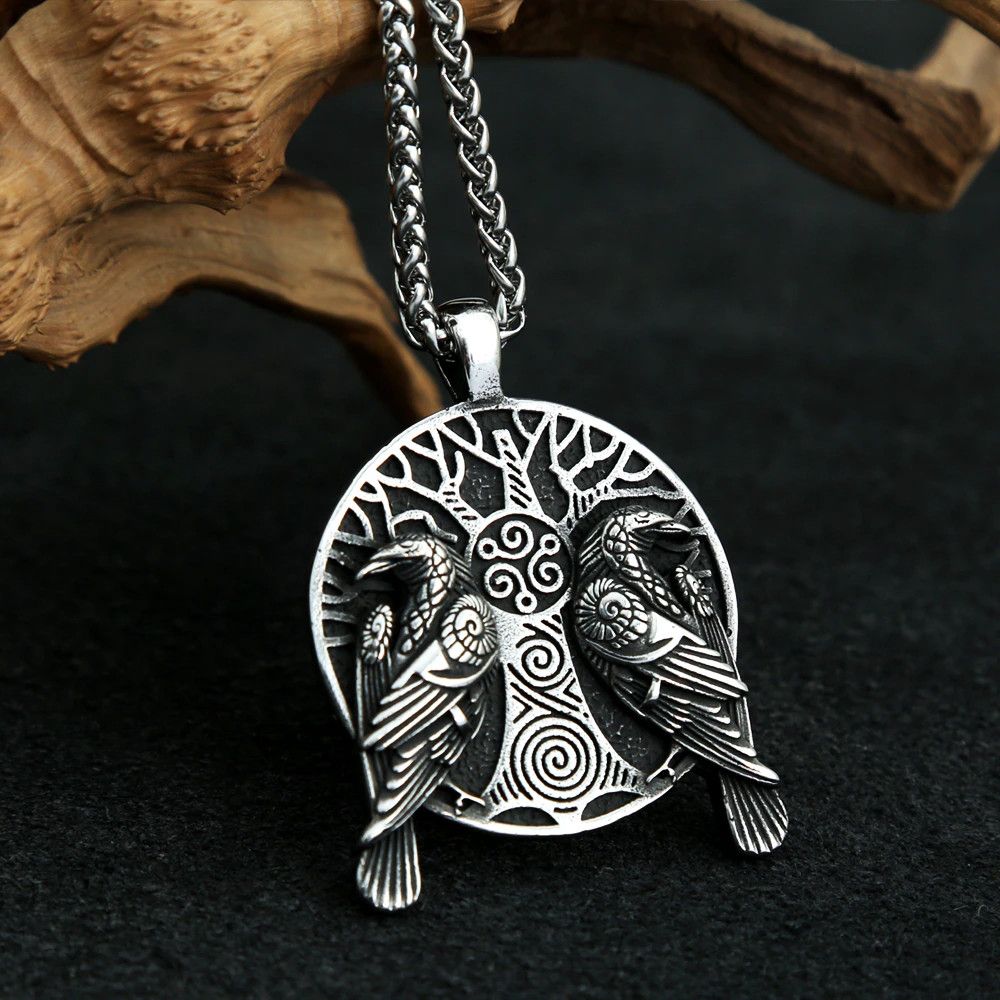 Jewelry Raven Pendant Necklace Size ONE SIZE - 1 Thumbnail