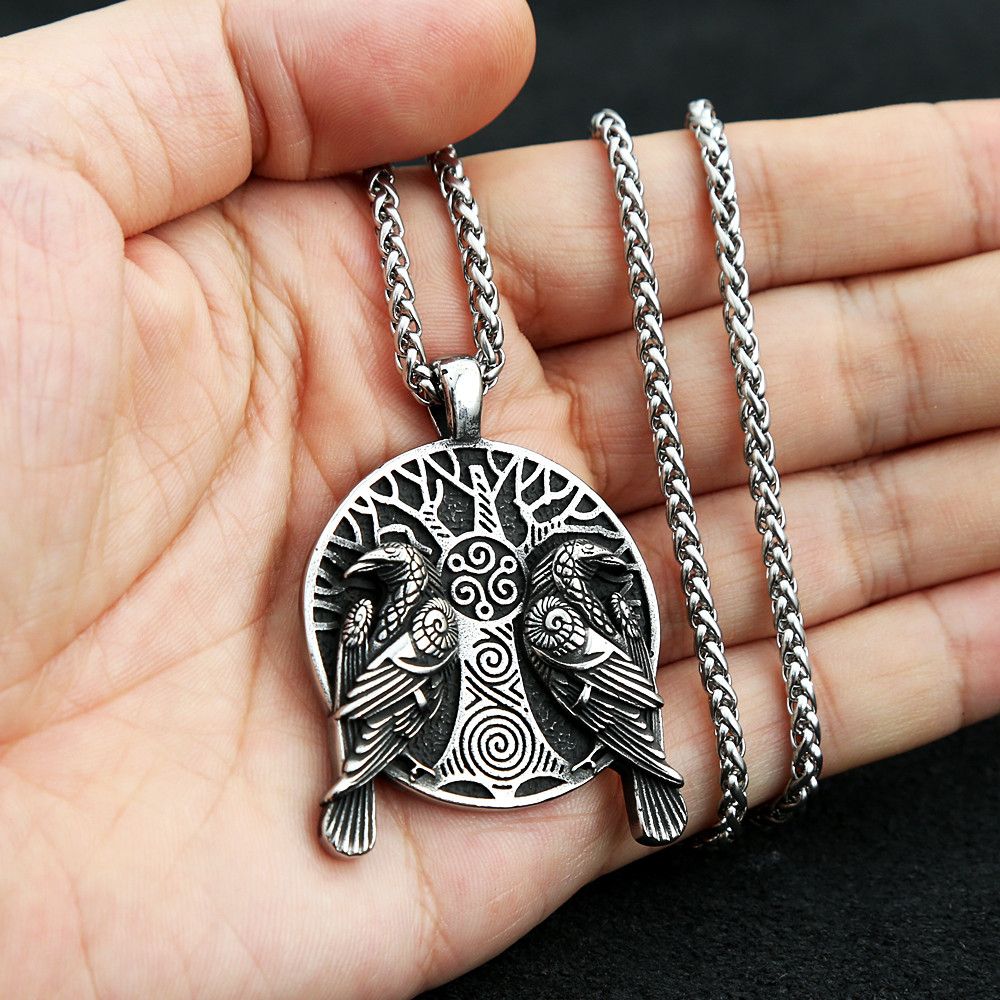 Jewelry Raven Pendant Necklace Size ONE SIZE - 3 Thumbnail