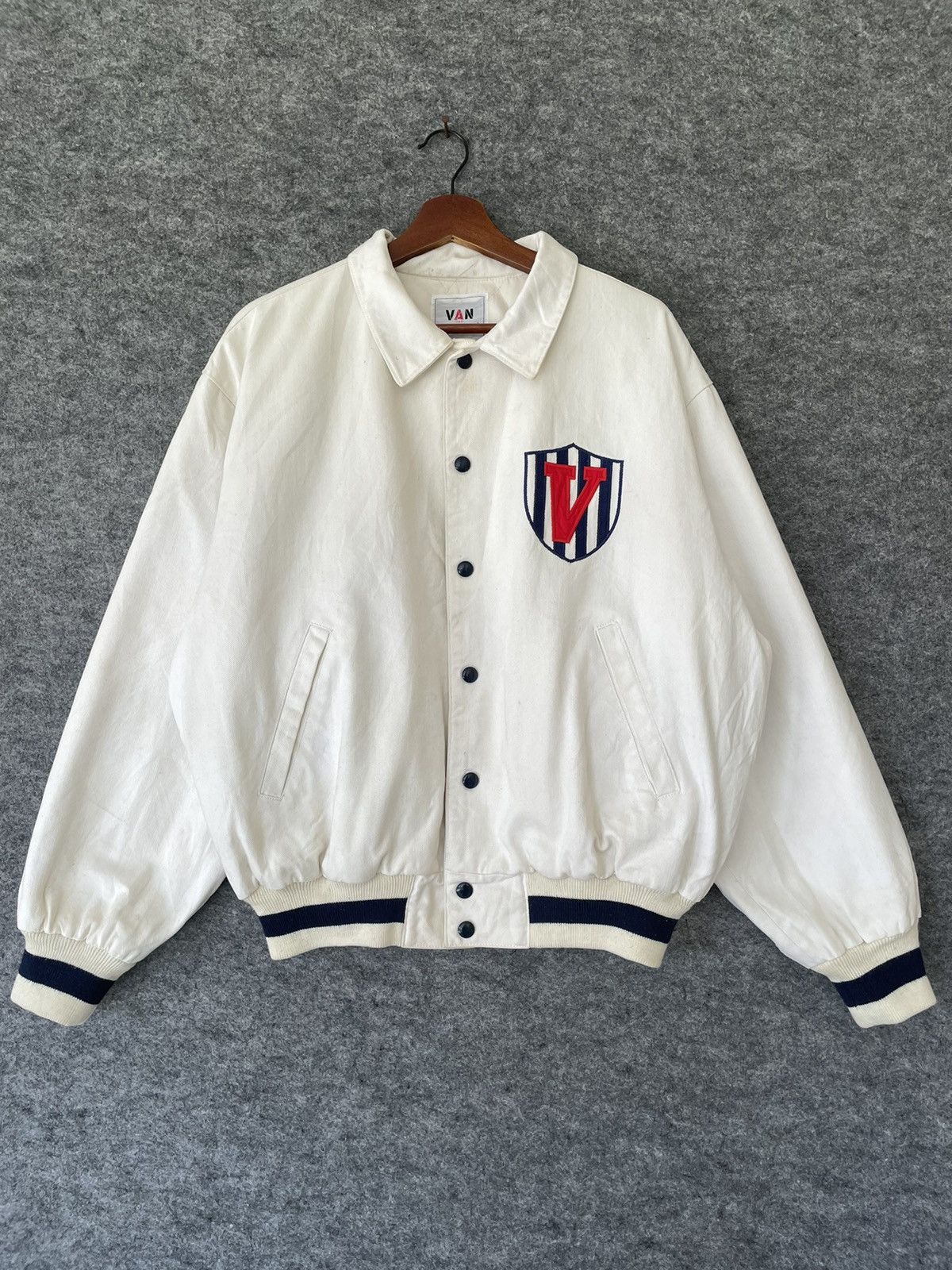 Van × Vintage VINTAGE VAN JAC BASEBALL JACKET Size US L / EU 52-54 / 3 - 1 Thumbnail