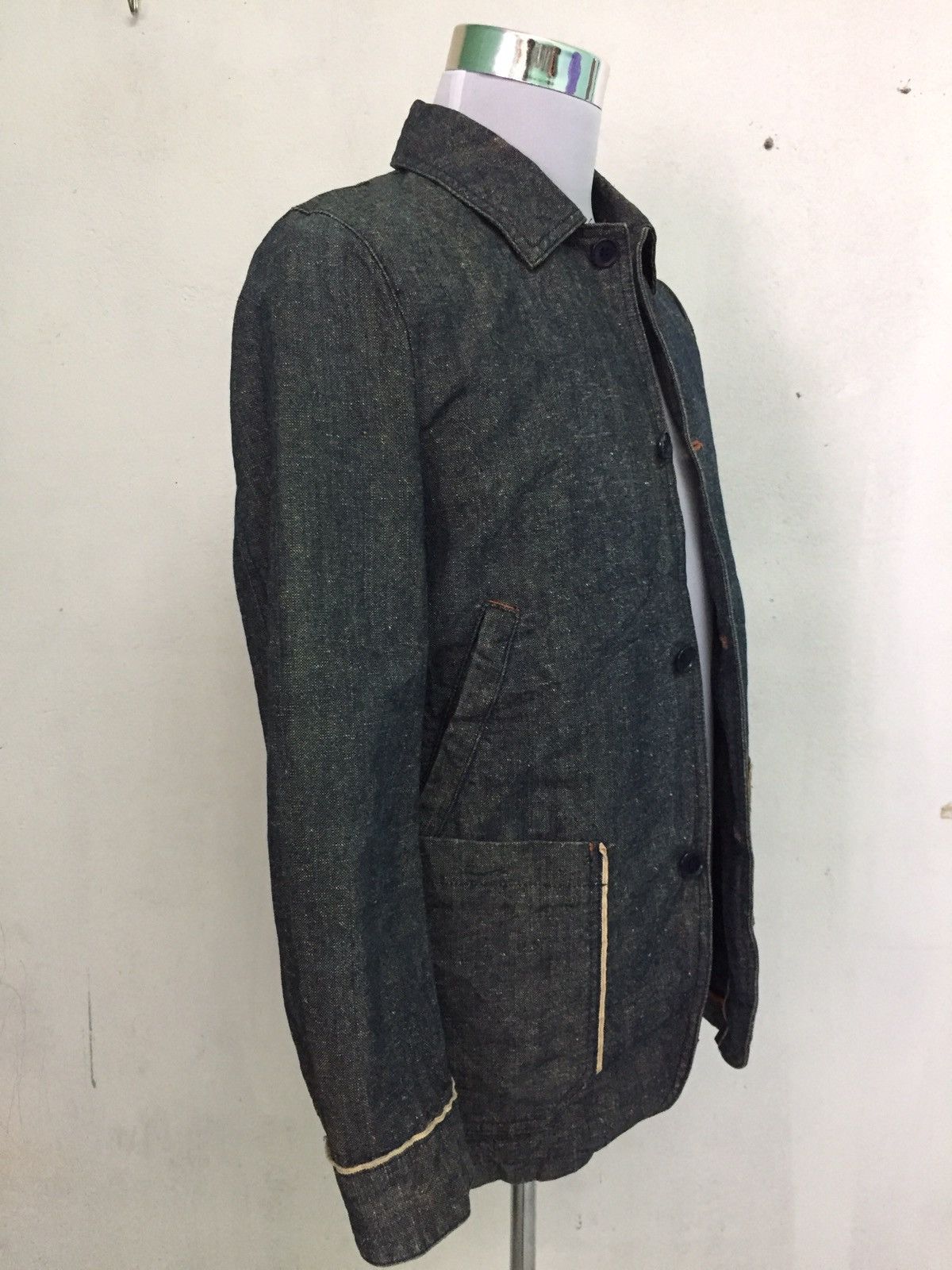 Japanese Brand Men’s Melrose Denim Style Jacket Coat Size US M / EU 48-50 / 2 - 9 Thumbnail