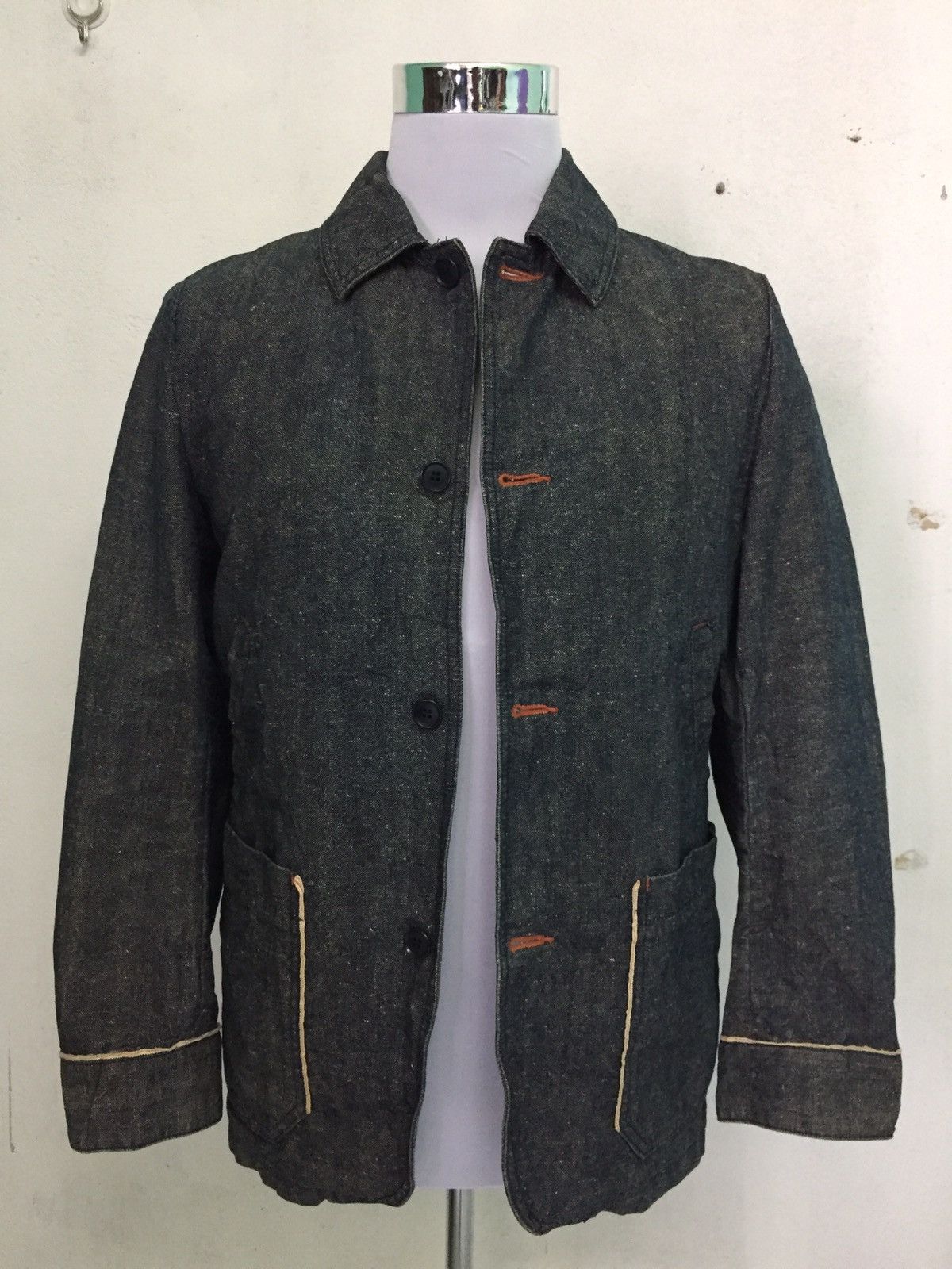 Men’s Melrose Denim Style Jacket Coat