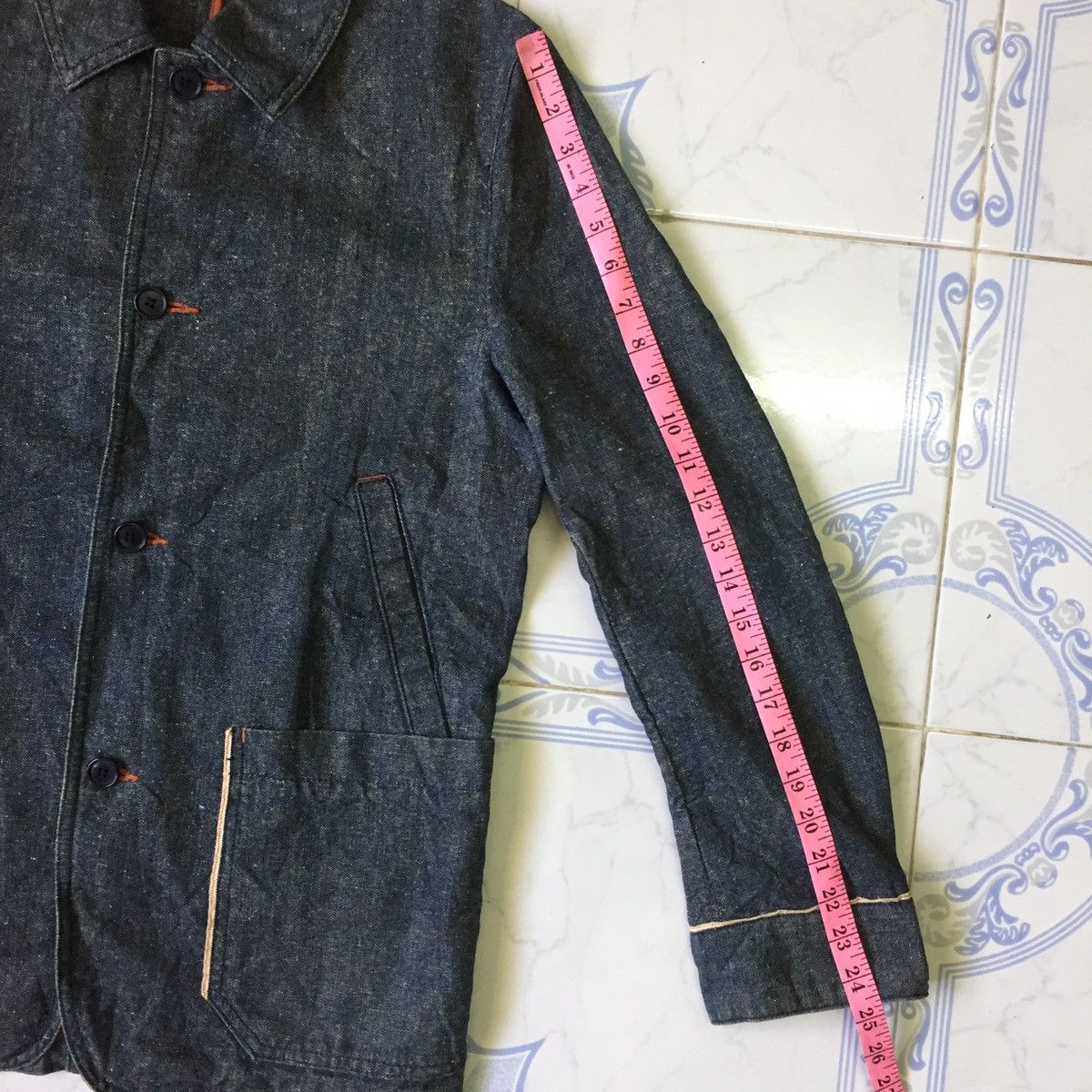 Japanese Brand Men’s Melrose Denim Style Jacket Coat Size US M / EU 48-50 / 2 - 20 Thumbnail