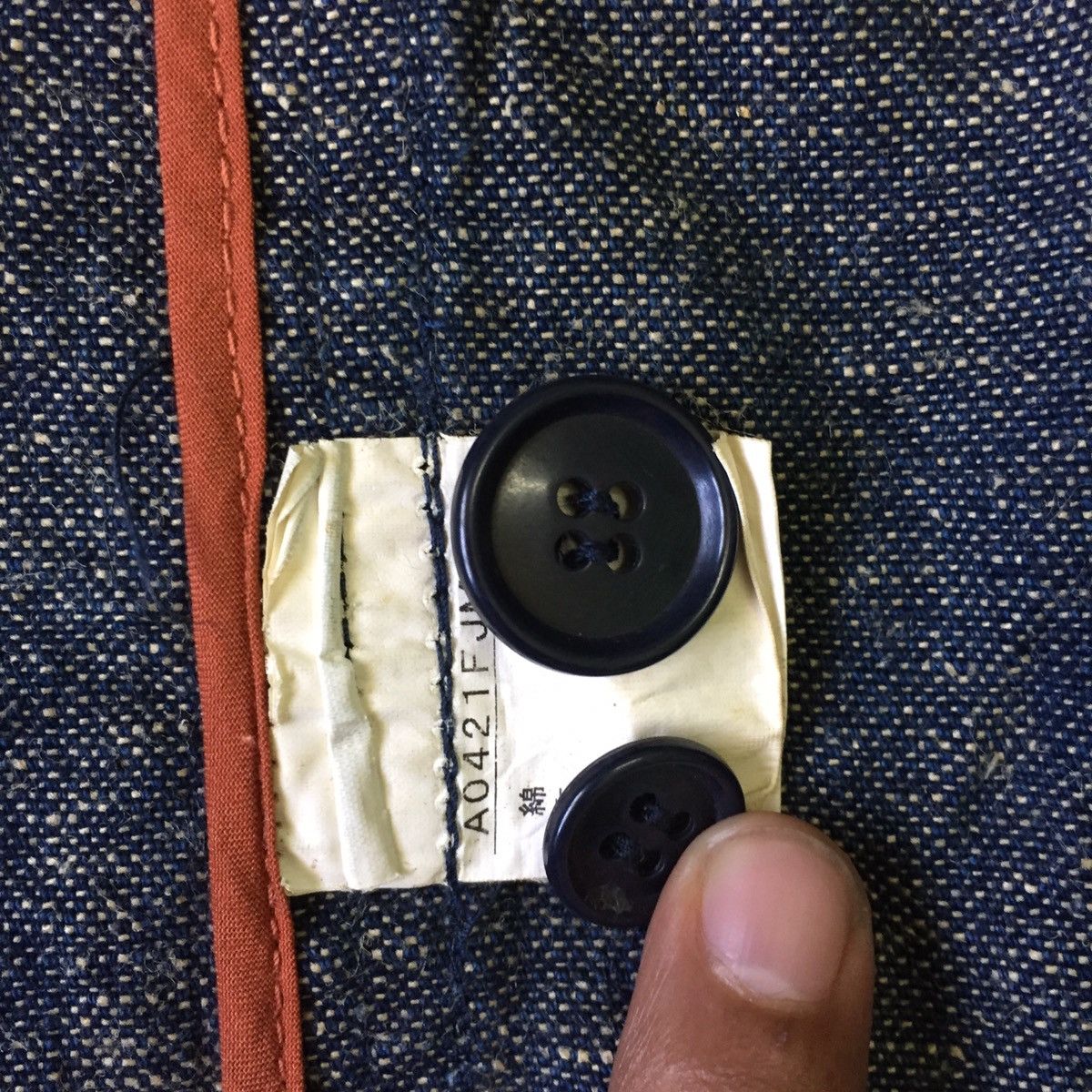 Japanese Brand Men’s Melrose Denim Style Jacket Coat Size US M / EU 48-50 / 2 - 15 Thumbnail
