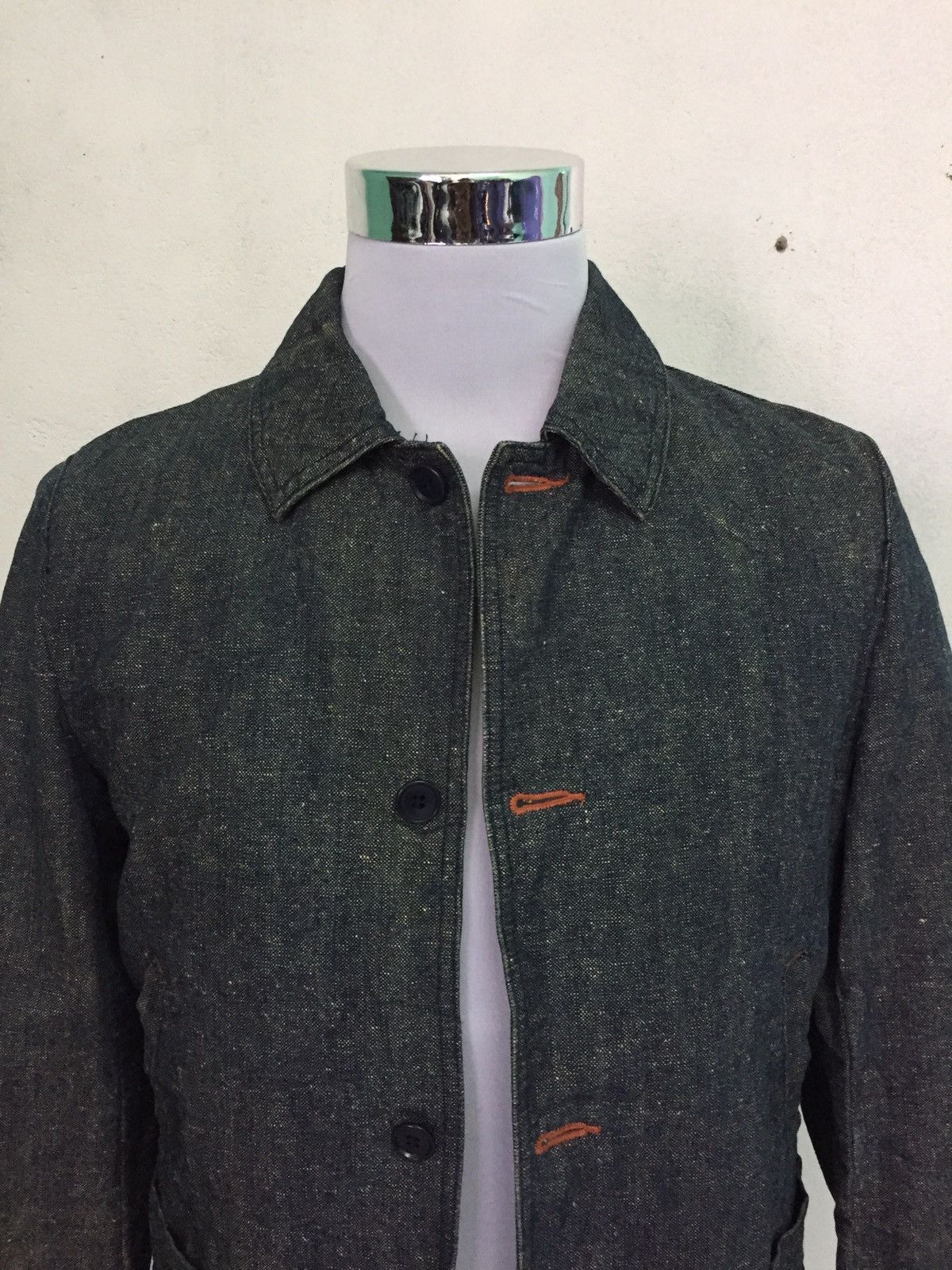 Japanese Brand Men’s Melrose Denim Style Jacket Coat Size US M / EU 48-50 / 2 - 2 Thumbnail