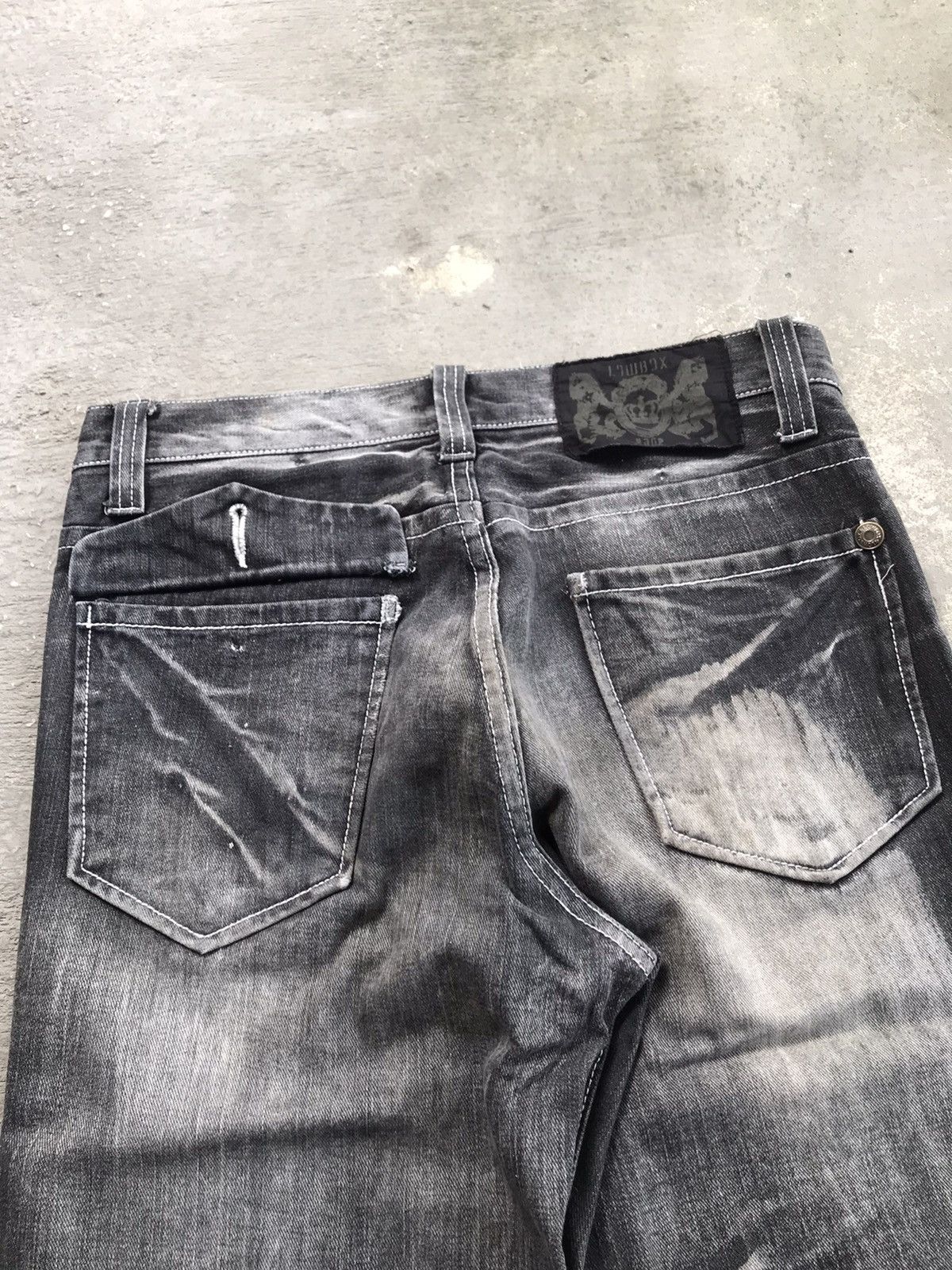 If Six Was Nine Lowbox Washed grey denim Size US 31 - 3 Thumbnail