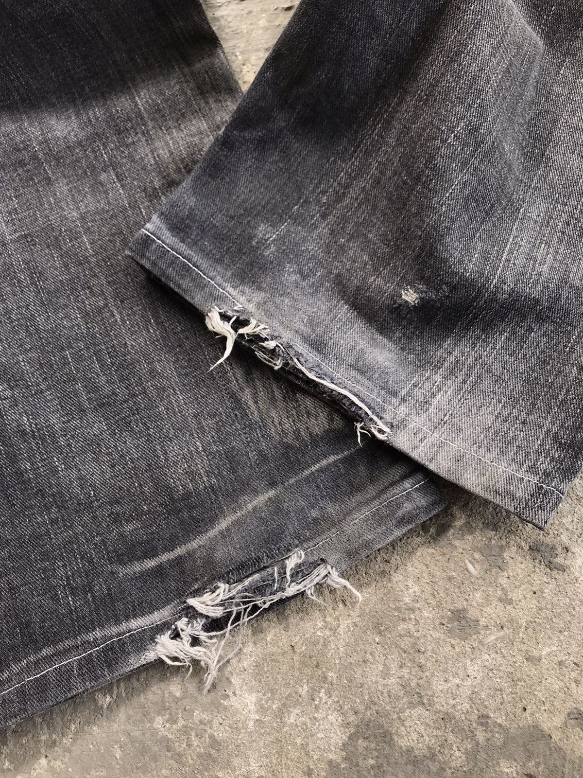 If Six Was Nine Lowbox Washed grey denim Size US 31 - 10 Thumbnail