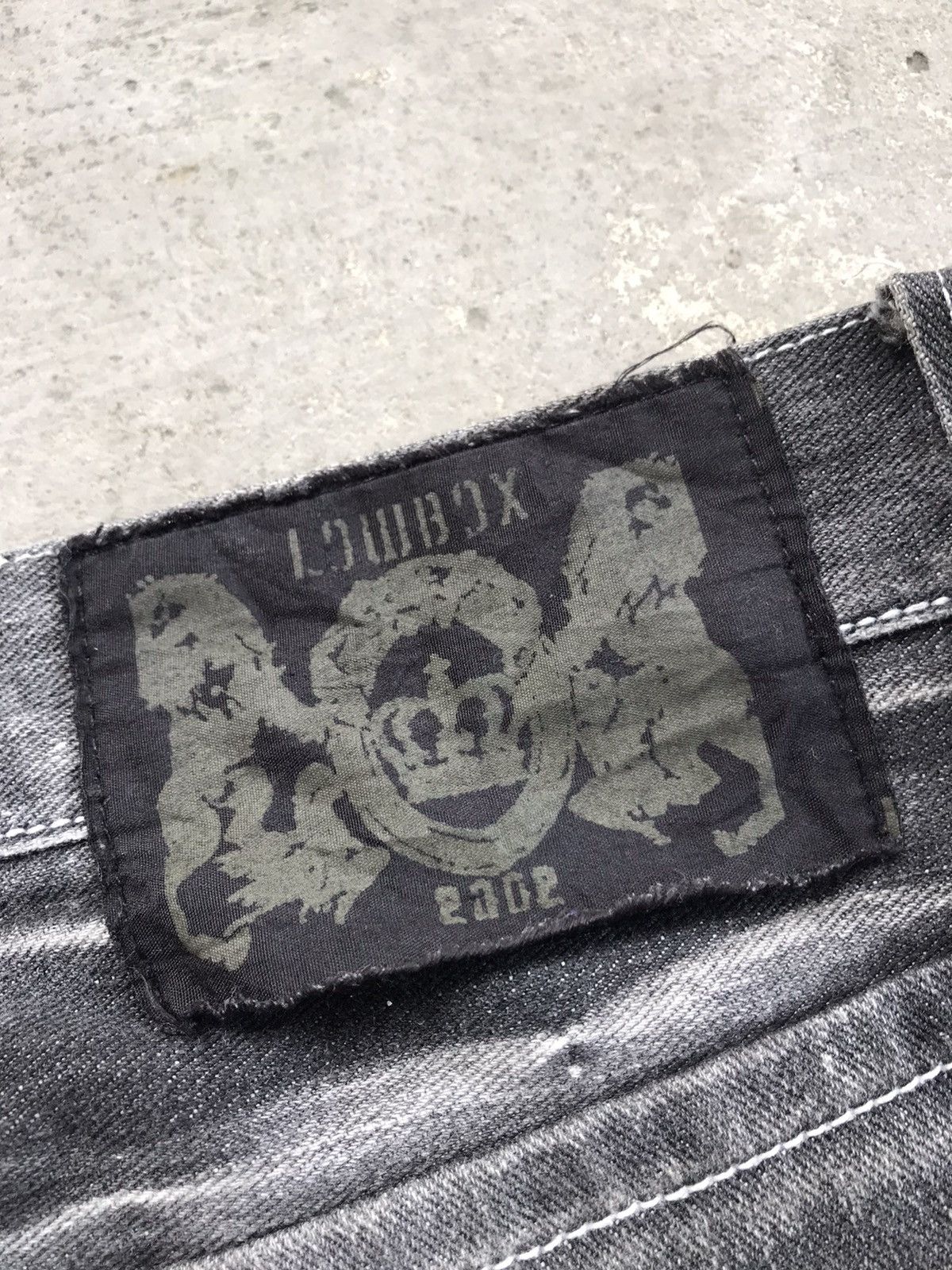If Six Was Nine Lowbox Washed grey denim Size US 31 - 9 Thumbnail