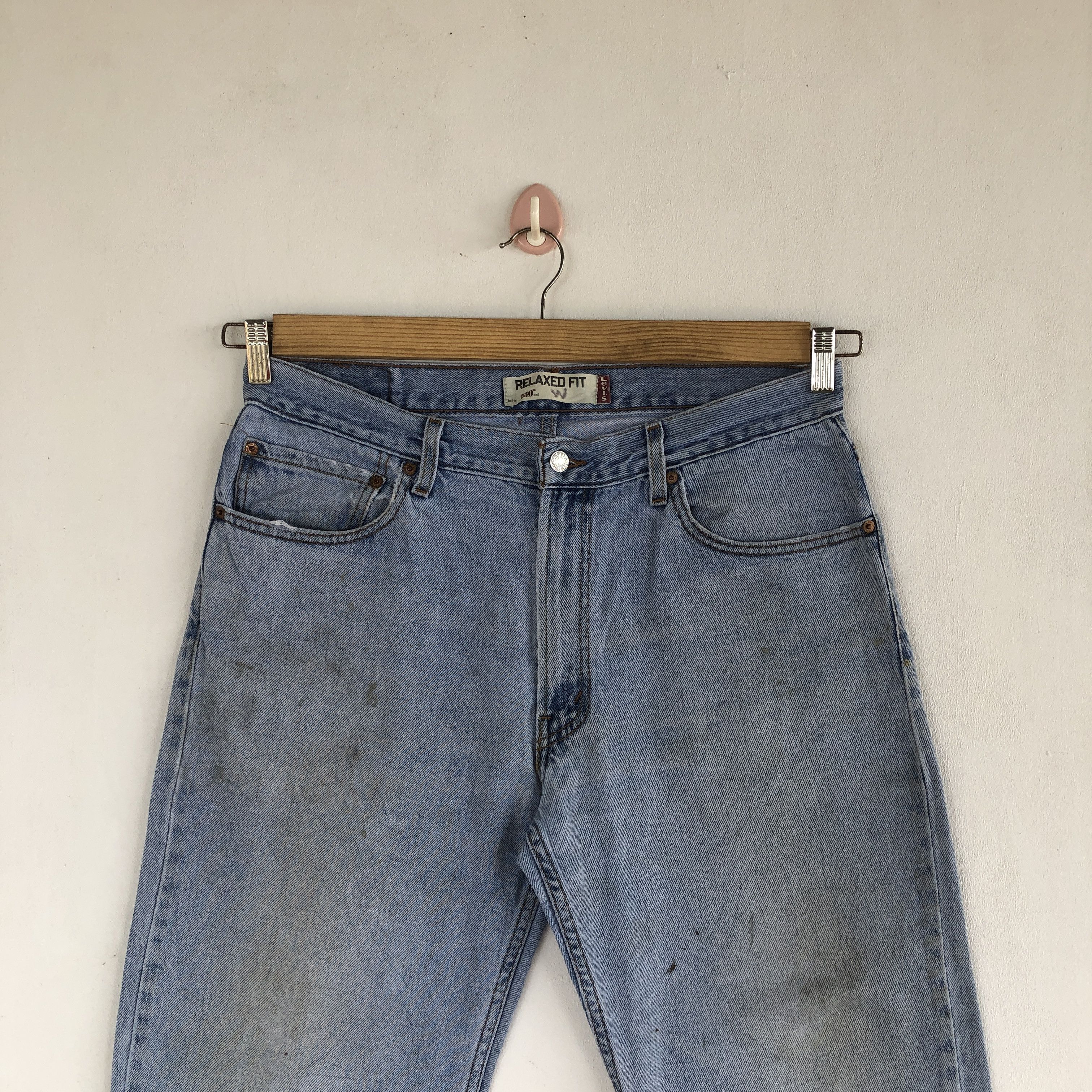 Levi's Vintage Levis Light Wash Jeans Dirty Levi's 505 Denim Size US 34 / EU 50 - 3 Thumbnail