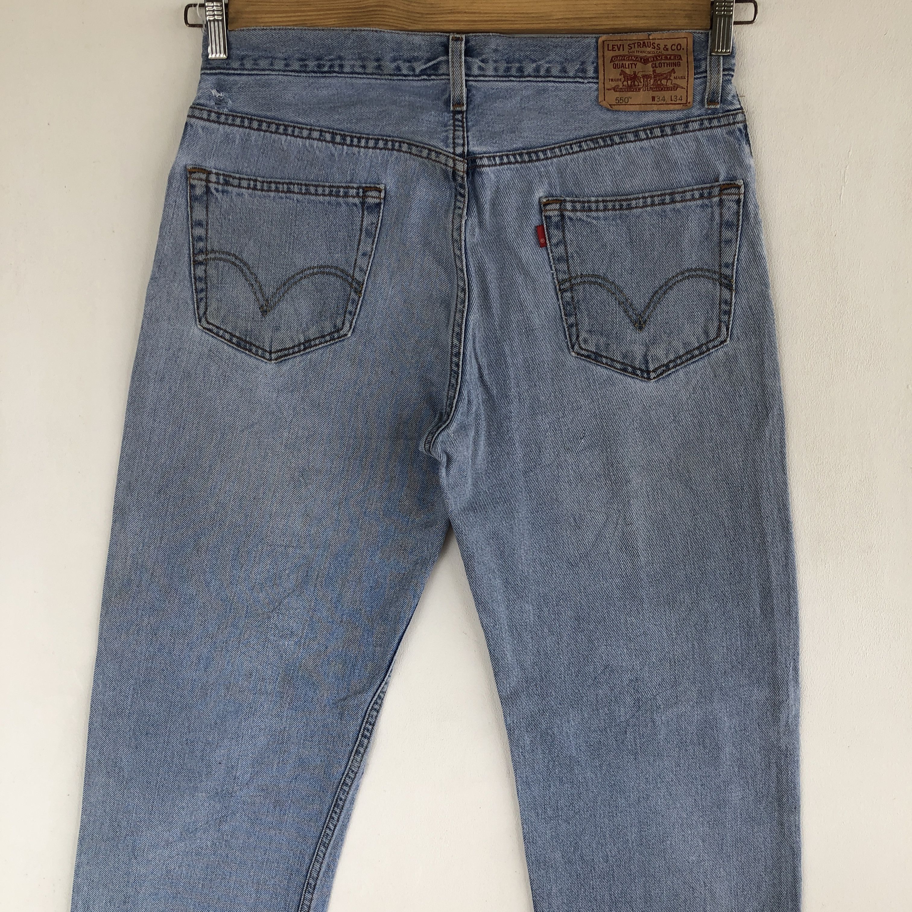 Levi's Vintage Levis Light Wash Jeans Dirty Levi's 505 Denim Size US 34 / EU 50 - 6 Thumbnail