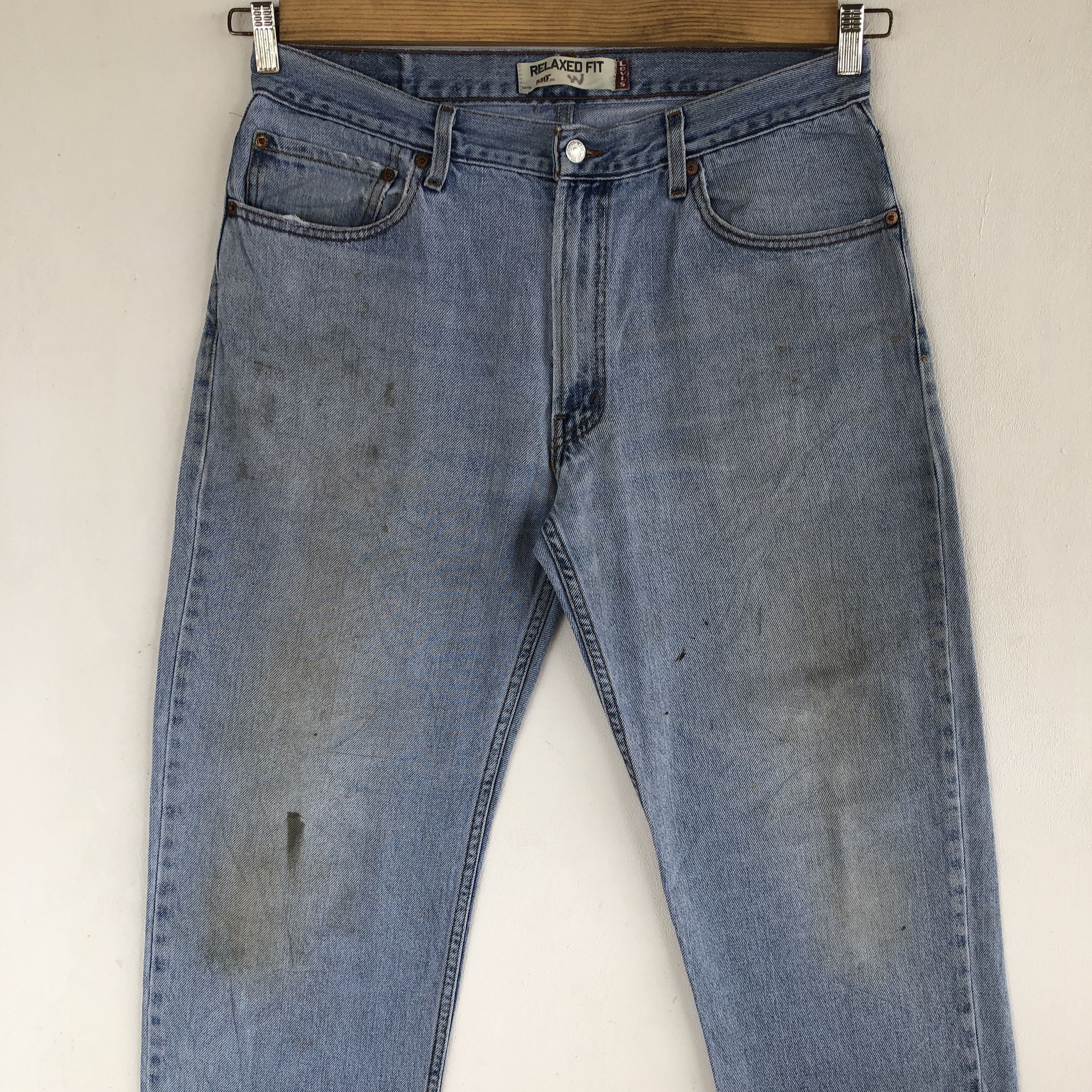 Levi's Vintage Levis Light Wash Jeans Dirty Levi's 505 Denim Size US 34 / EU 50 - 5 Thumbnail