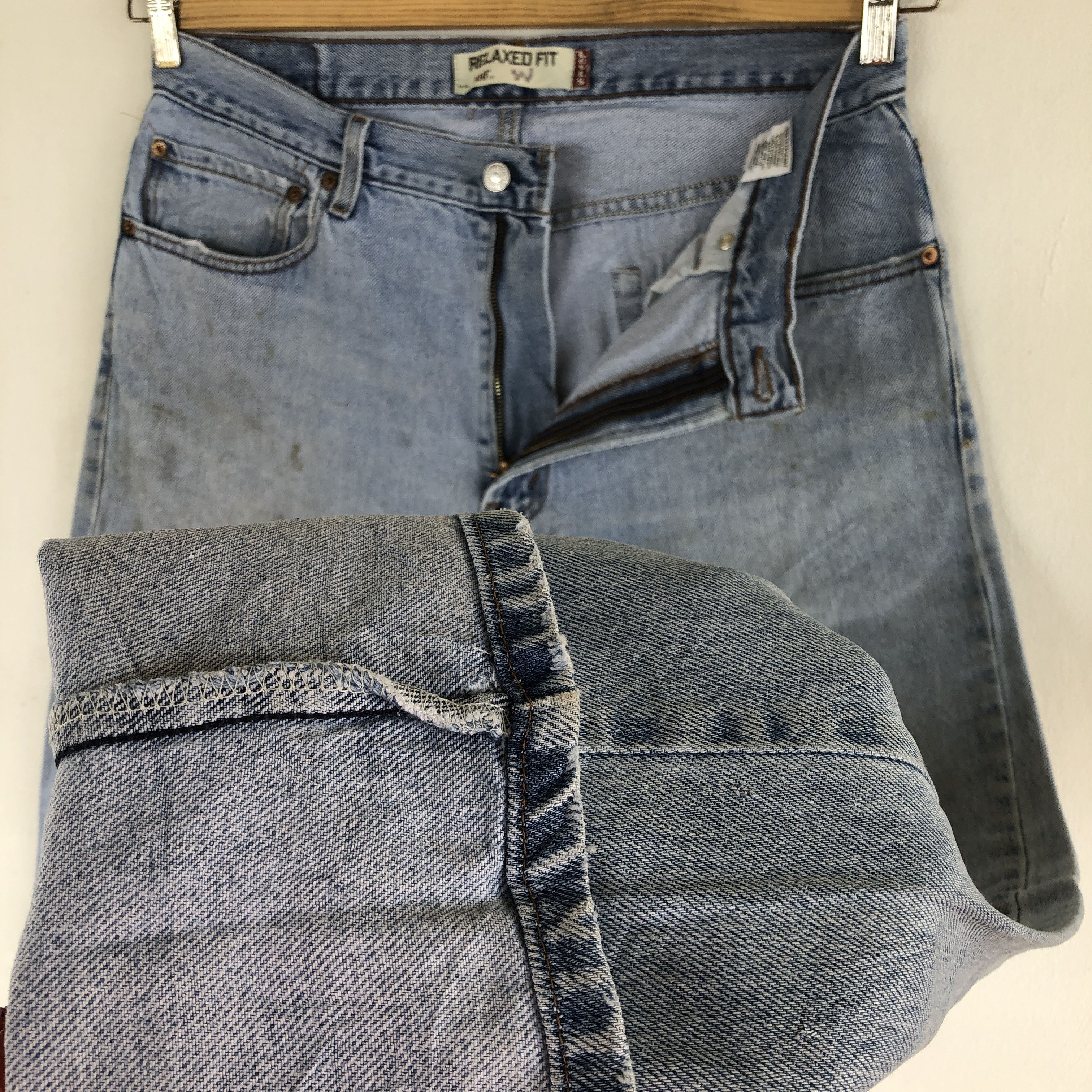 Levi's Vintage Levis Light Wash Jeans Dirty Levi's 505 Denim Size US 34 / EU 50 - 10 Thumbnail