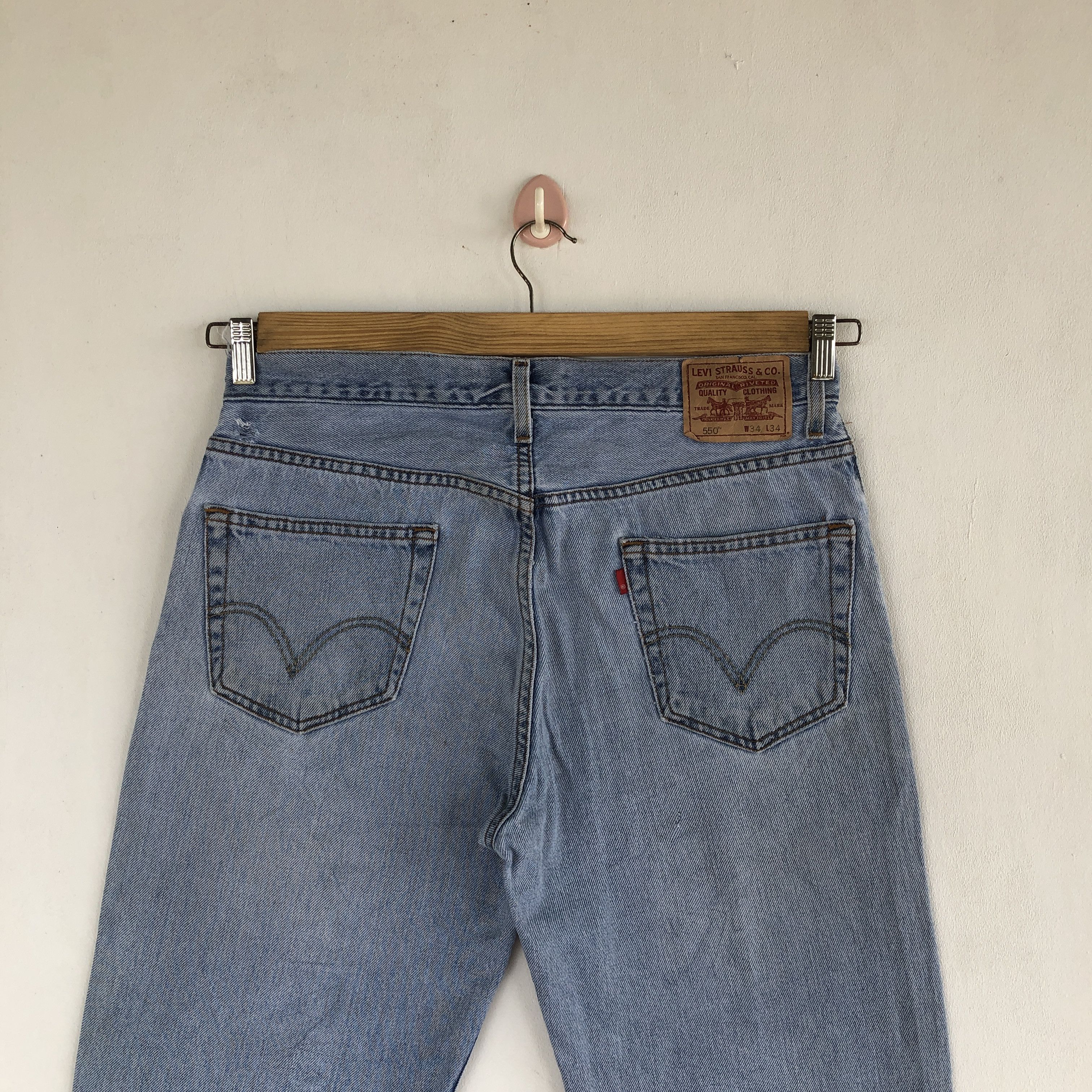Levi's Vintage Levis Light Wash Jeans Dirty Levi's 505 Denim Size US 34 / EU 50 - 4 Thumbnail
