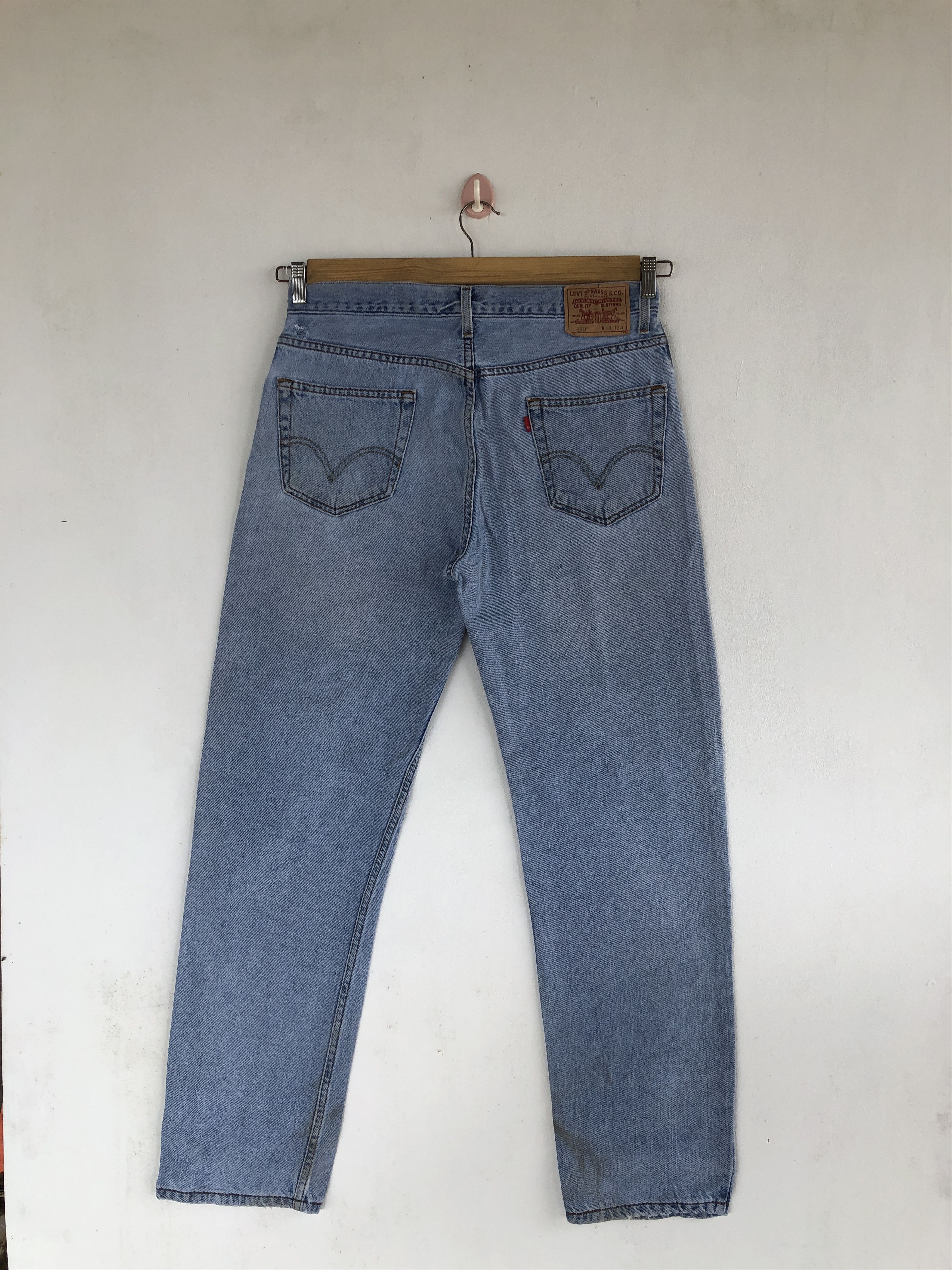 Levi's Vintage Levis Light Wash Jeans Dirty Levi's 505 Denim Size US 34 / EU 50 - 2 Thumbnail