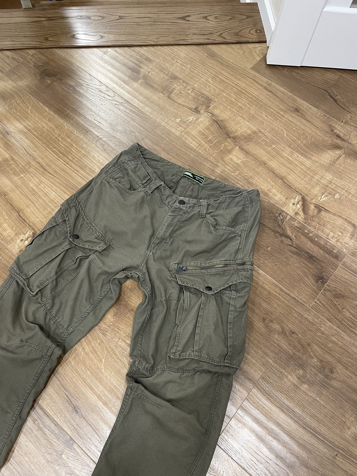 Vintage Vintage Olive Military Cargo Pockets Bondage Pants Size 34 Size US 34 / EU 50 - 4 Thumbnail