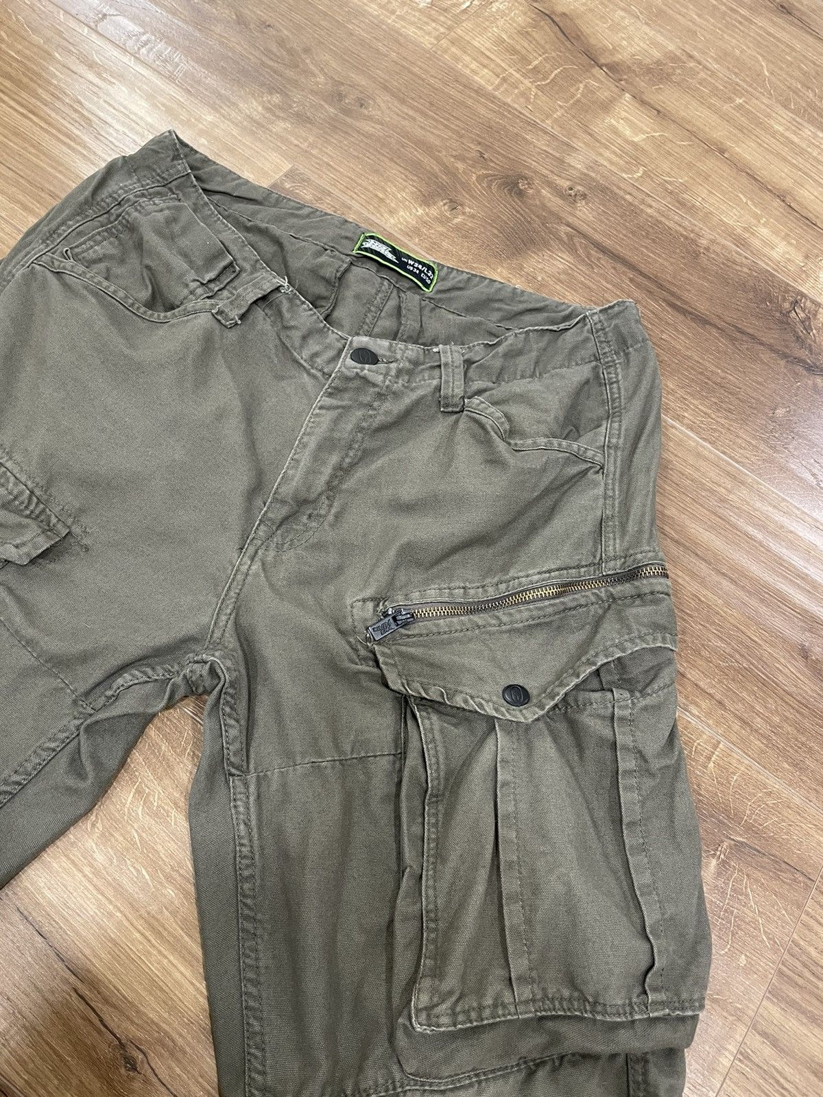 Vintage Vintage Olive Military Cargo Pockets Bondage Pants Size 34 Size US 34 / EU 50 - 9 Thumbnail