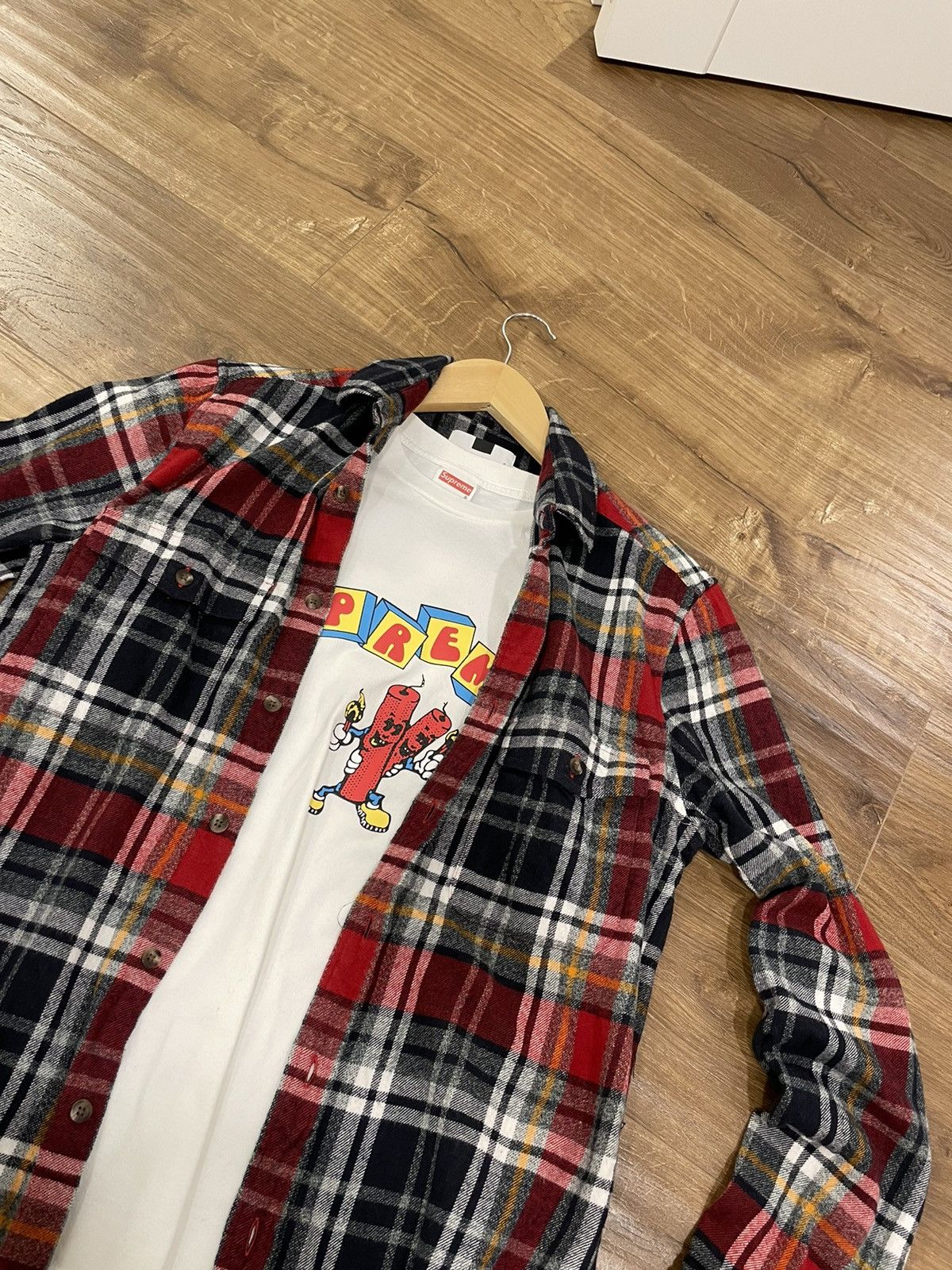 Flannel Vintage Checkered Plaid Flannel Shirt Travis Scott Style Size US XS / EU 42 / 0 - 5 Thumbnail