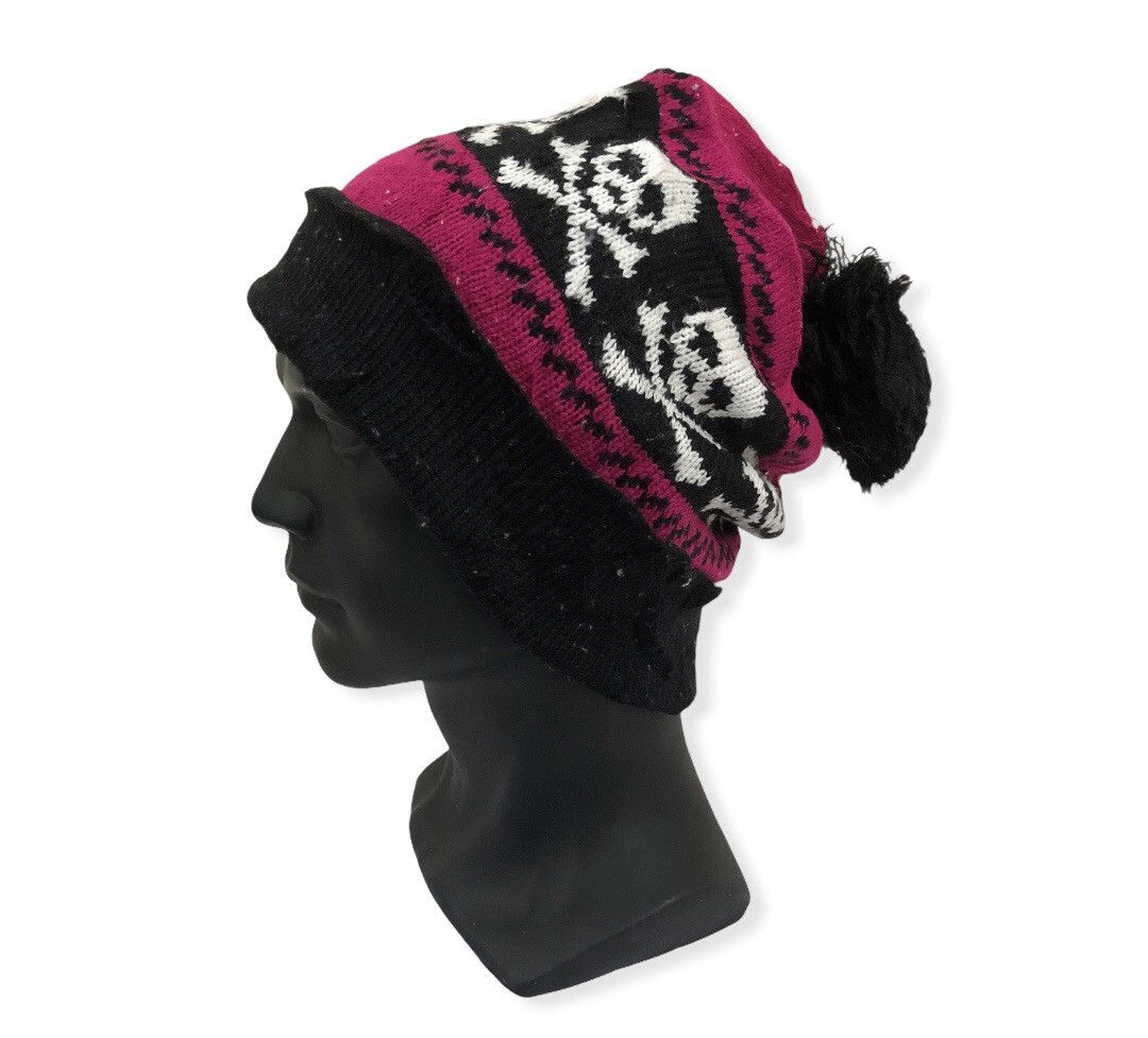 Japanese Brand × Seditionaries Japanese Brand Skulls Overprint Beanie Hat Size ONE SIZE - 1 Thumbnail