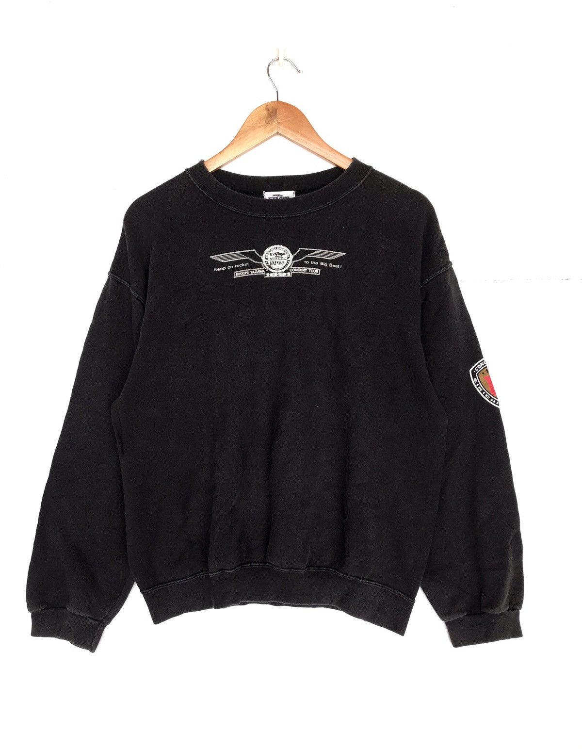 Band Tees VTG 90S Eikichi Yazawa Concert Tour 1991 Sweatshirt Size US M / EU 48-50 / 2 - 2 Thumbnail