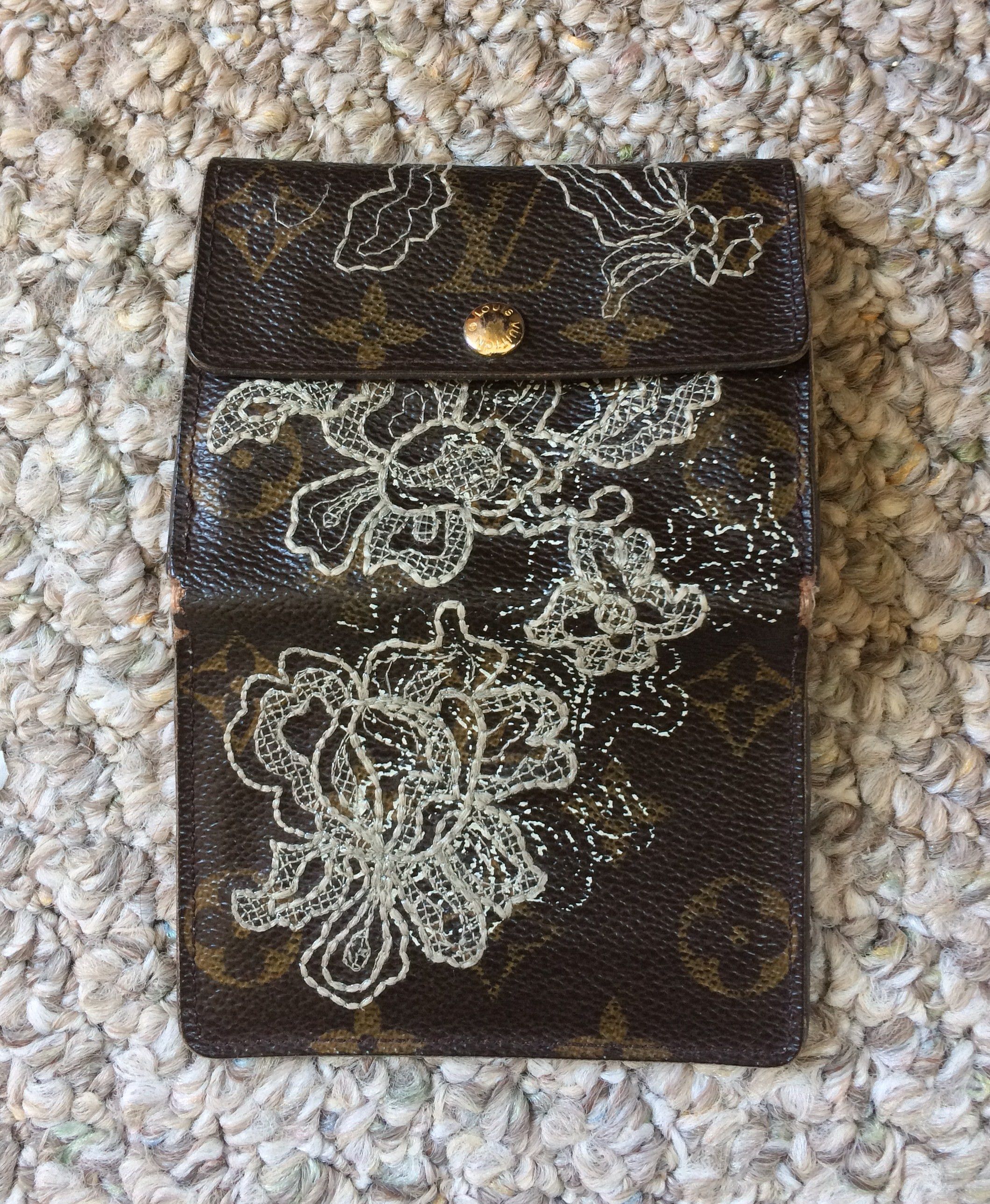 Louis Vuitton S/S 2007 Louis Vuitton Dentelle Monogram Wallet Size ONE SIZE - 3 Thumbnail