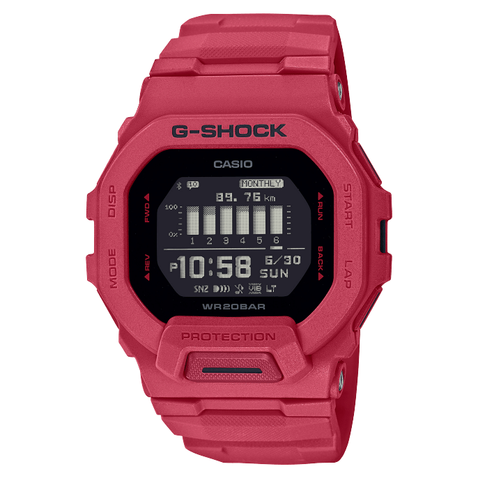 G Shock G Shock GBD200-RD-4 Size ONE SIZE - 1 Thumbnail