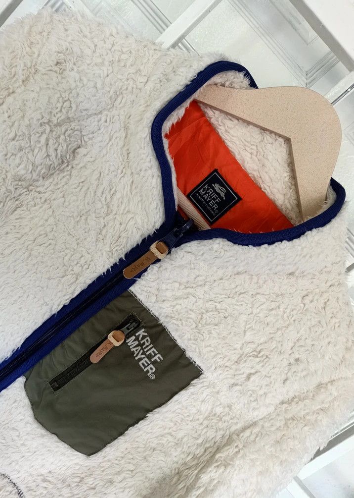 Designer × Vintage Kriff Mayer Fleece Zipper Jacket Size US S / EU 44-46 / 1 - 3 Thumbnail