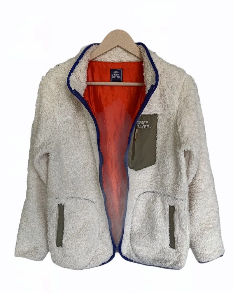 Designer × Vintage Kriff Mayer Fleece Zipper Jacket Size US S / EU 44-46 / 1 - 2 Thumbnail