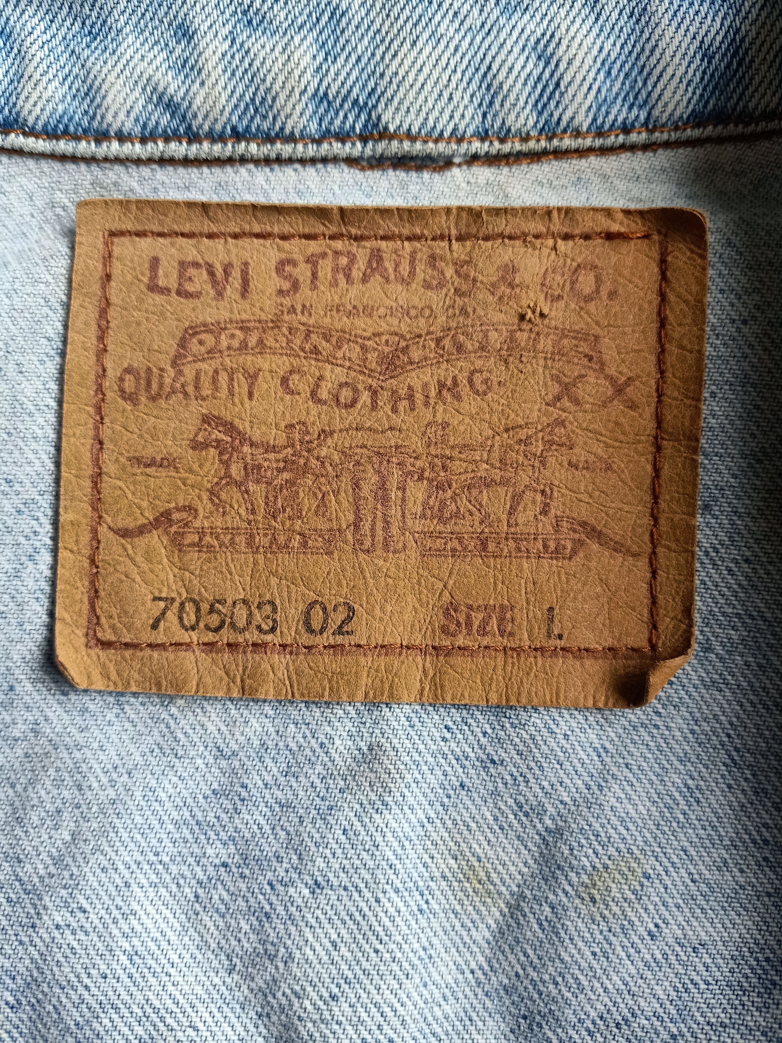 Levi's × Levi's Made & Crafted × Levi's Vintage Clothing Vintage Levis Trucker Denim Jacket Size US L / EU 52-54 / 3 - 7 Thumbnail
