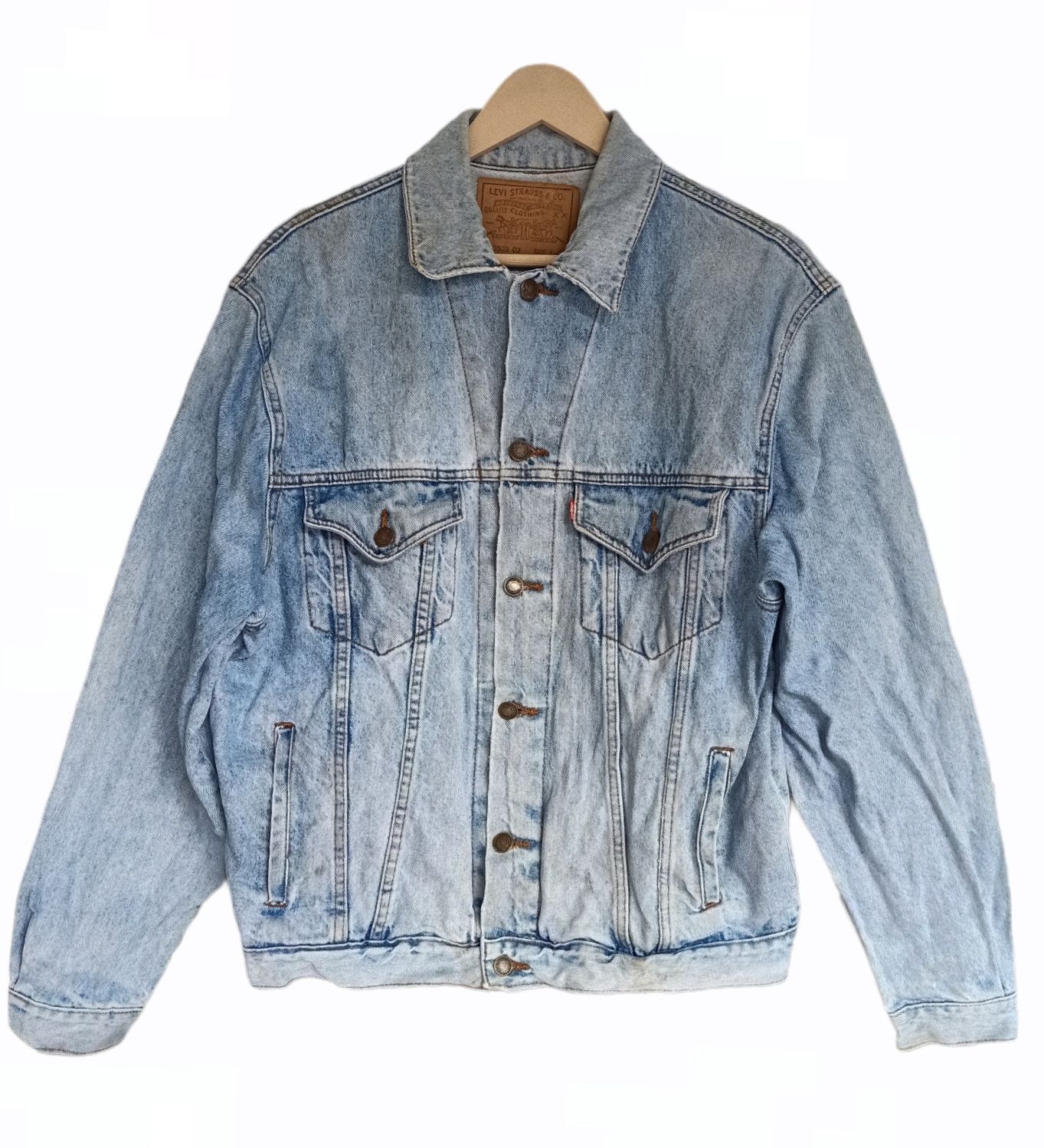 Levi's × Levi's Made & Crafted × Levi's Vintage Clothing Vintage Levis Trucker Denim Jacket Size US L / EU 52-54 / 3 - 1 Thumbnail
