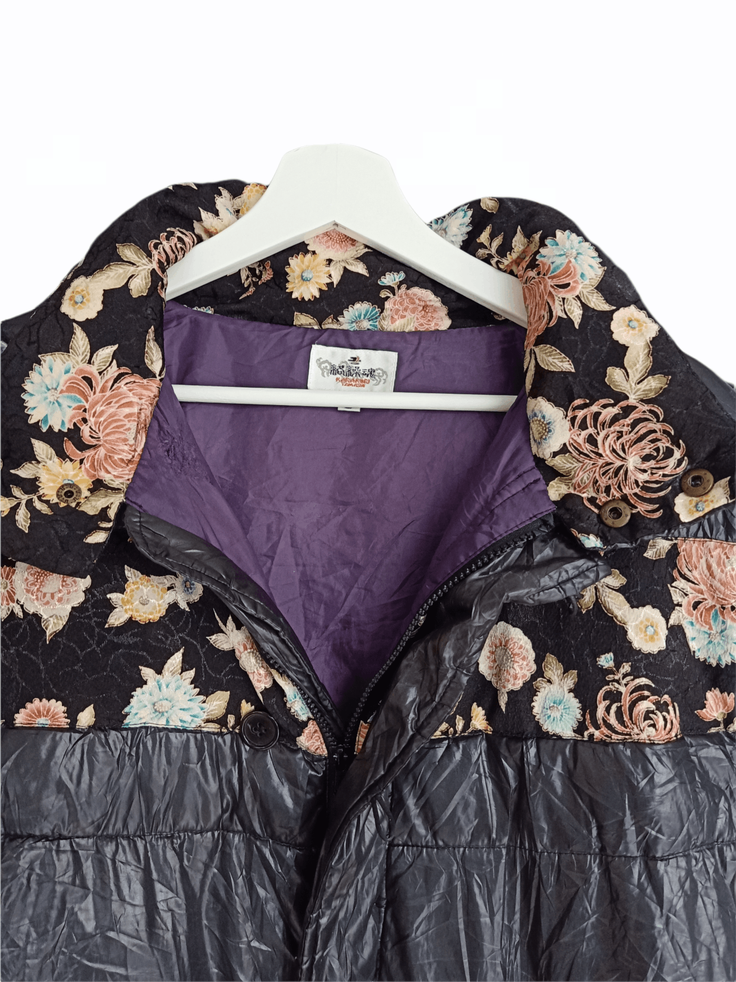 Japanese Brand Distressed Karakuri Tamashi Dragon Embroidery Puffer Jacket Size US XL / EU 56 / 4 - 9 Thumbnail