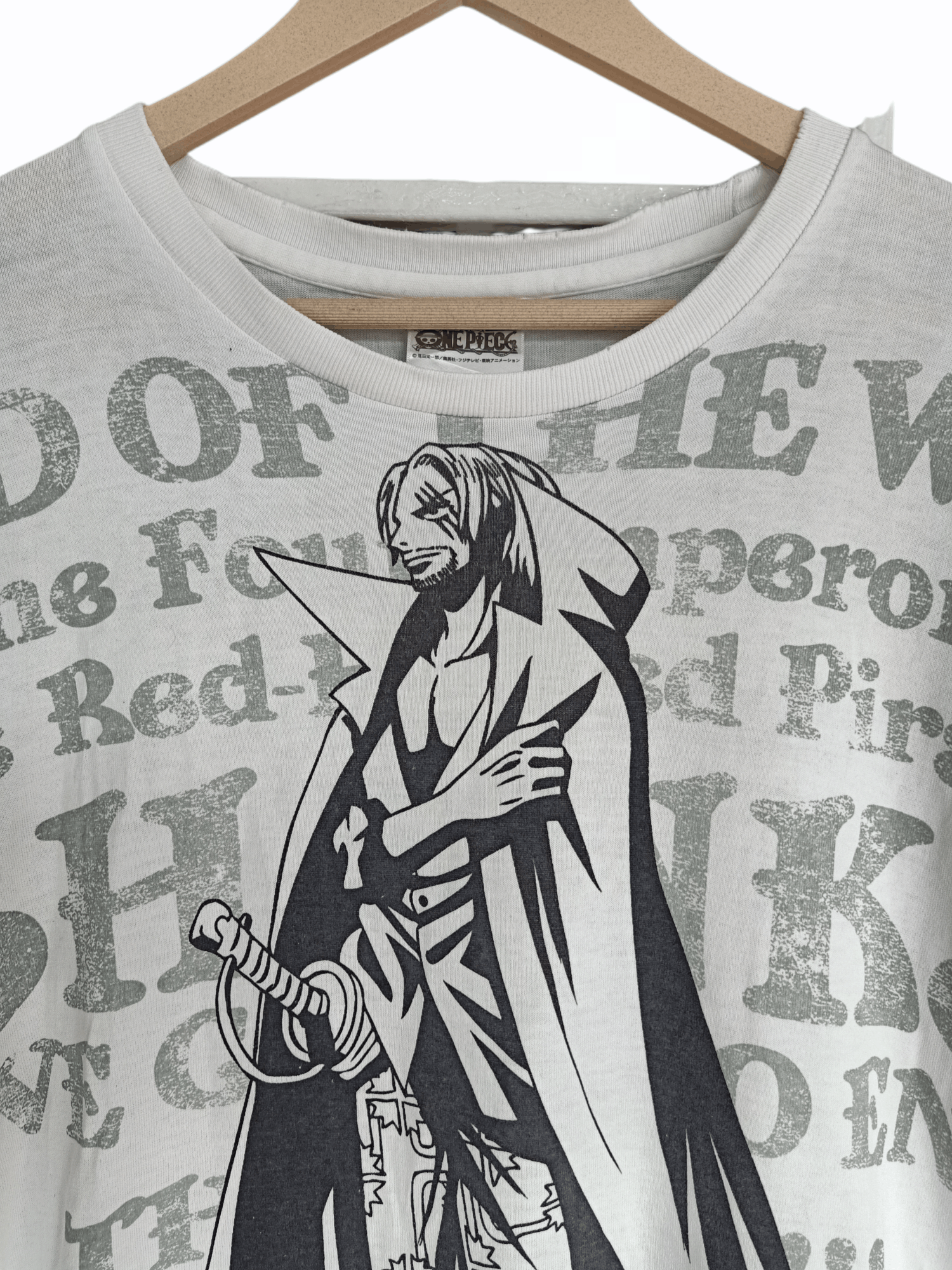 Japanese Brand × One Piece × Vintage One Piece Shanks Limited Long Sleeve tee Size US M / EU 48-50 / 2 - 4 Thumbnail