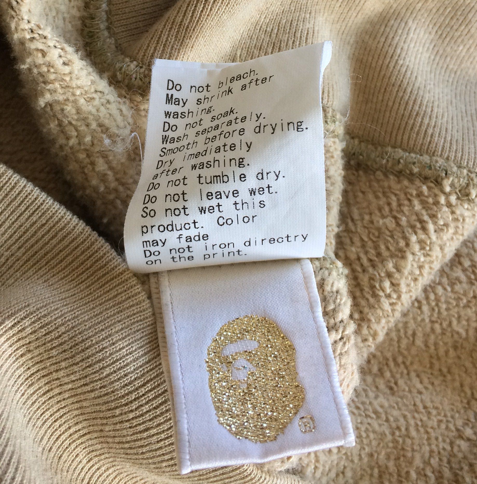 Bape OG Bape Baby Milo Camo Spellout Hoodie Size US M / EU 48-50 / 2 - 11 Thumbnail