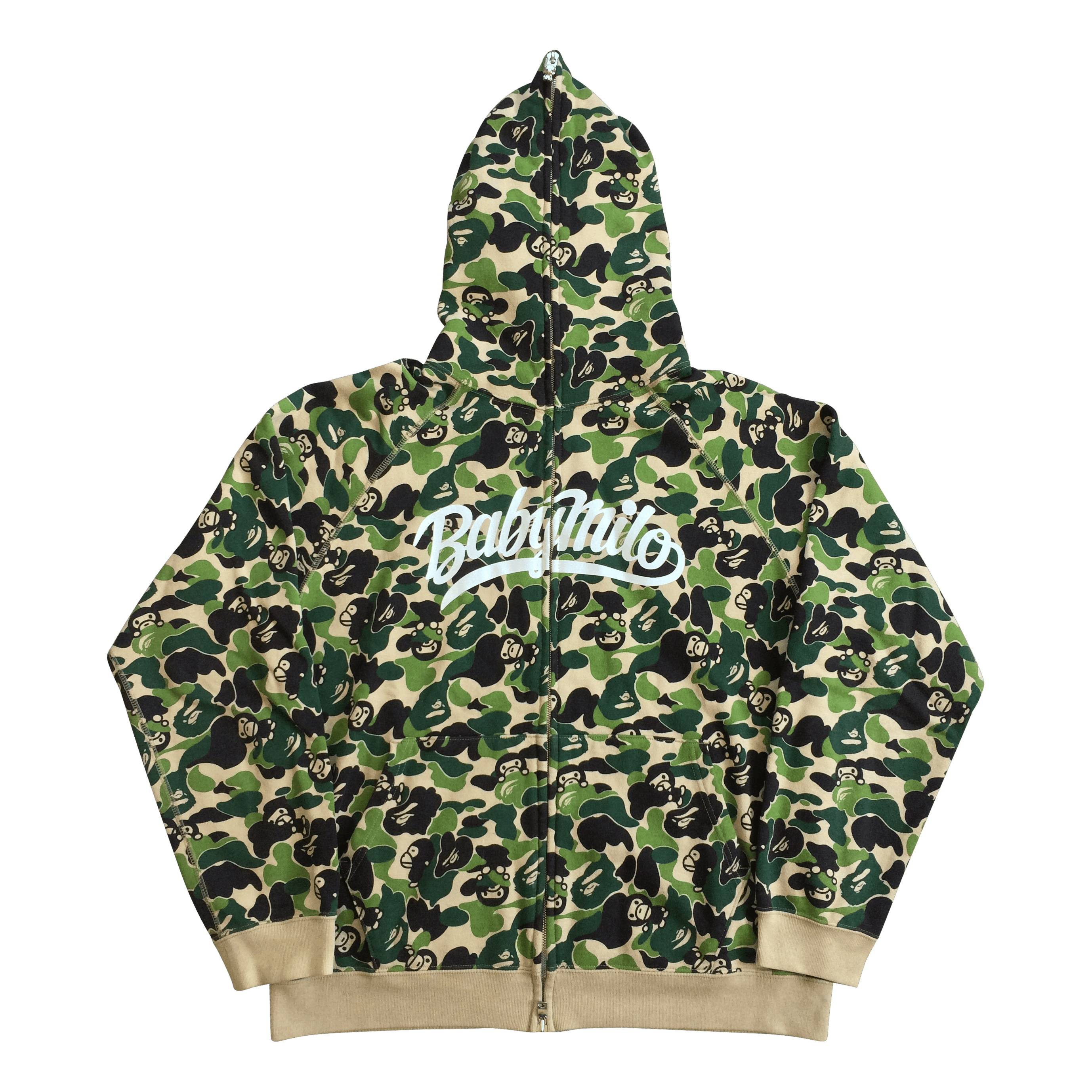 Bape OG Bape Baby Milo Crazy Camo Multicolour Hoodie | Grailed