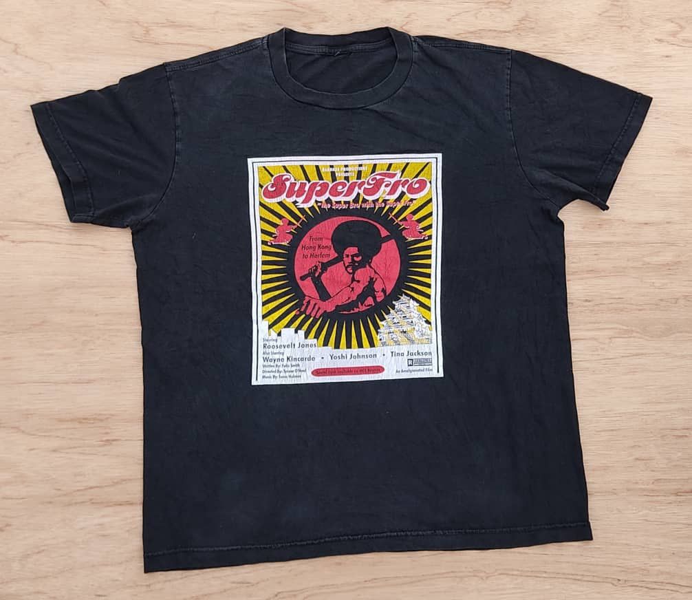 Band Tees × Vintage Vintage Tee SuperFro Afro ( A 11 ) Size US L / EU 52-54 / 3 - 1 Thumbnail