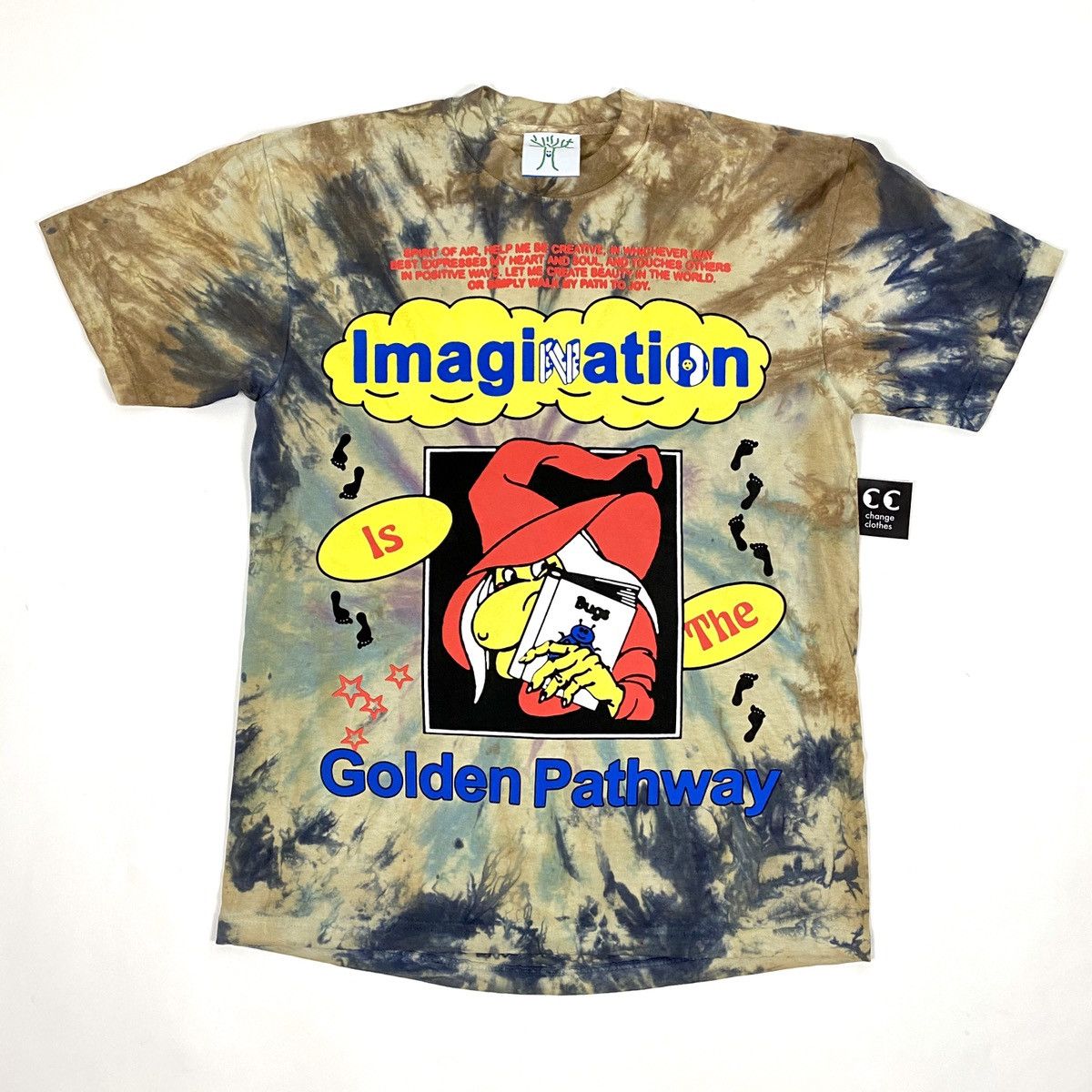 image of Online Ceramics Imagination Tee Shirt Gq Dead M Tie Dy in Tie Dye, Men's (Size Medium)