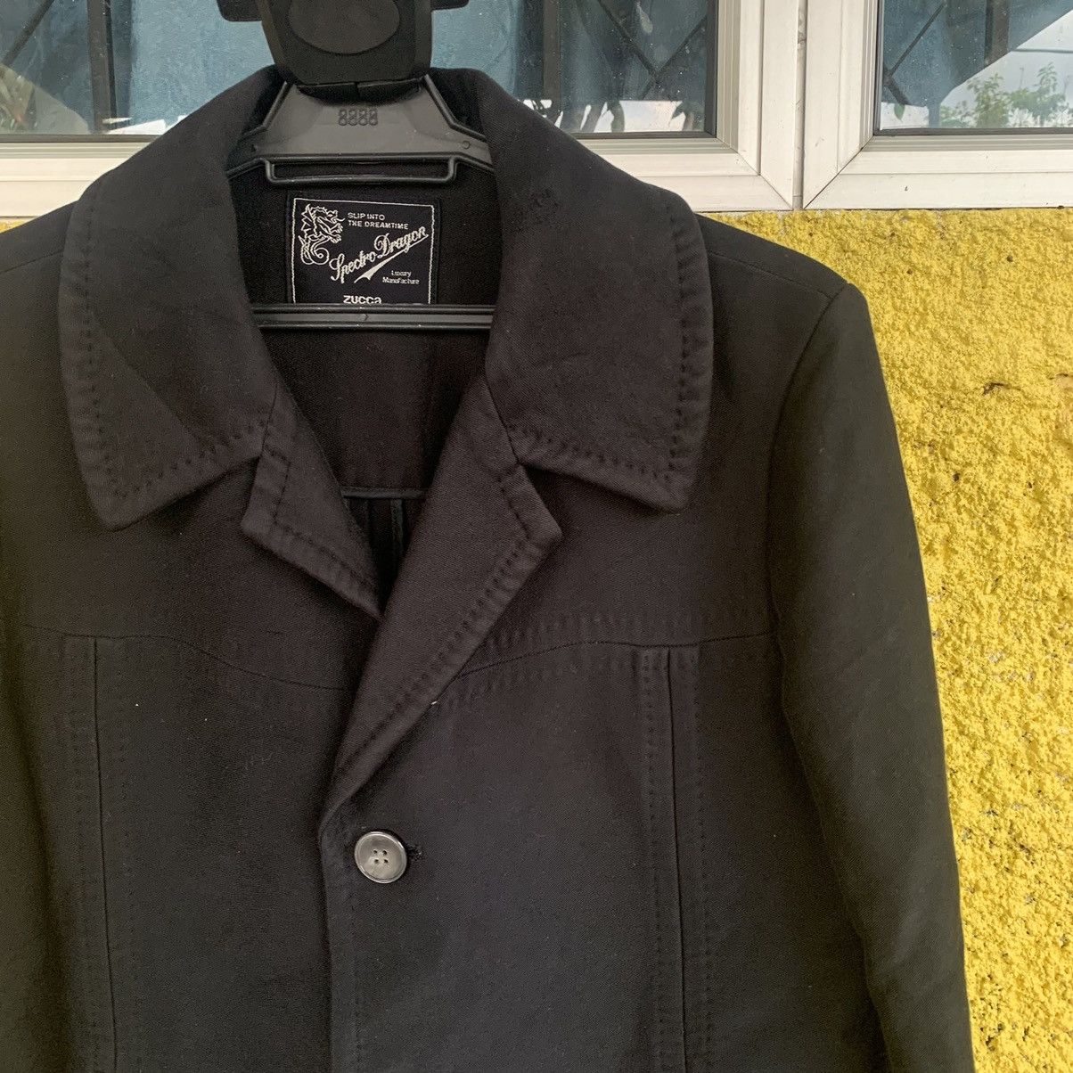 CABANE de ZUCCa Zucca black peacoat jacket Size M / US 6-8 / IT 42-44 - 2 Thumbnail