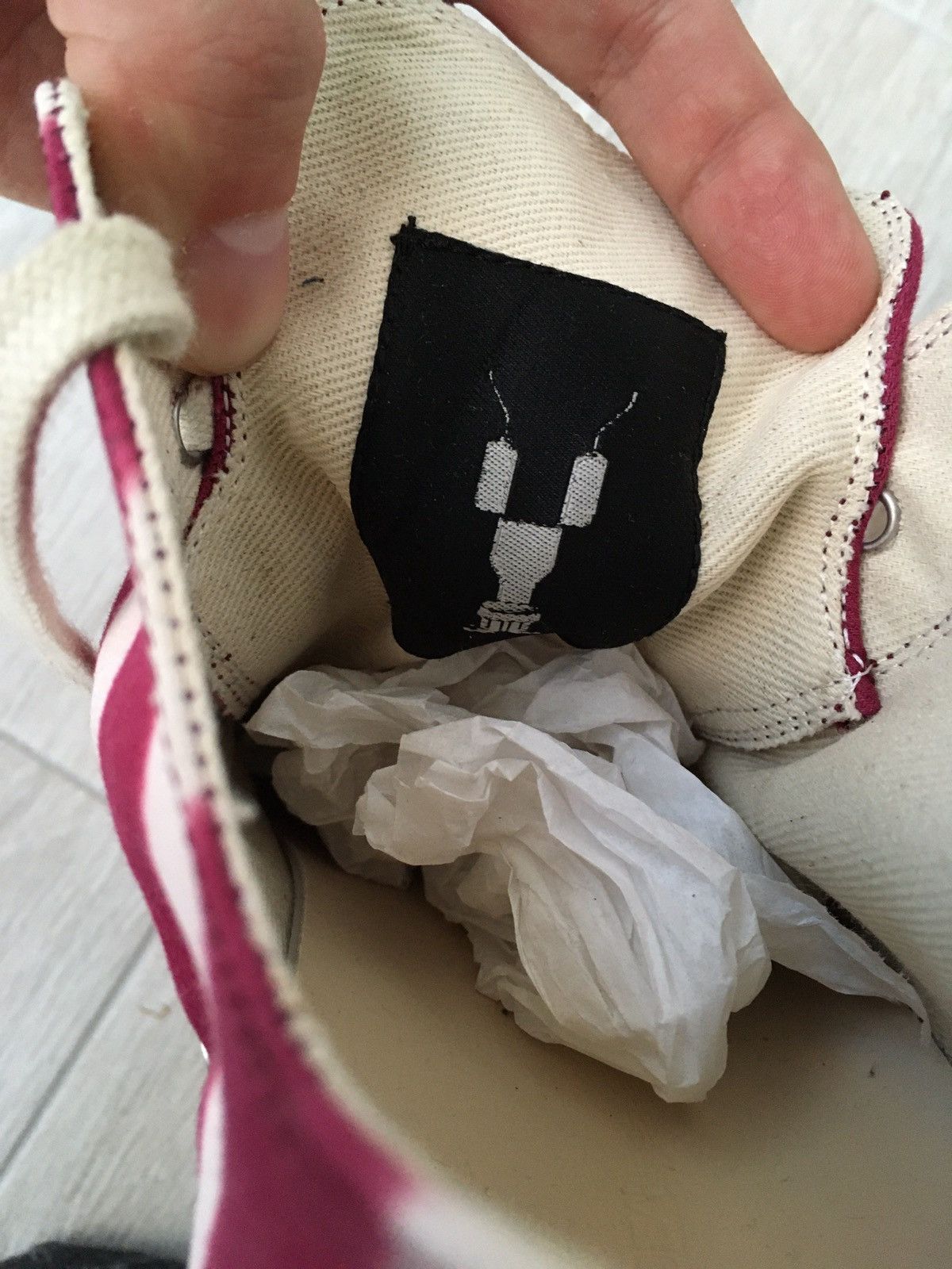 Rick Owens × Rick Owens Drkshdw NEW 🔥 VOMIT RAMONES LOW DRKSHDW RARE Size US 11 / EU 44 - 5 Thumbnail