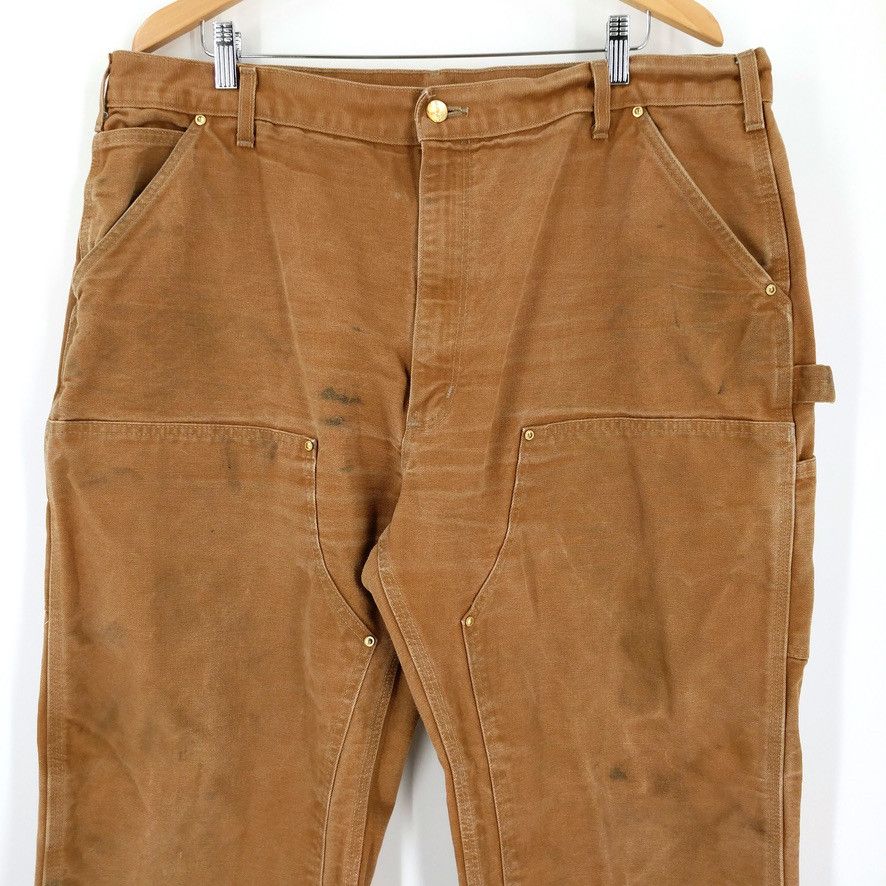 Carhartt × Vintage Vintage Carhartt Double-Front Dungaree Work Chore Pants USA Size US 42 / EU 58 - 2 Thumbnail
