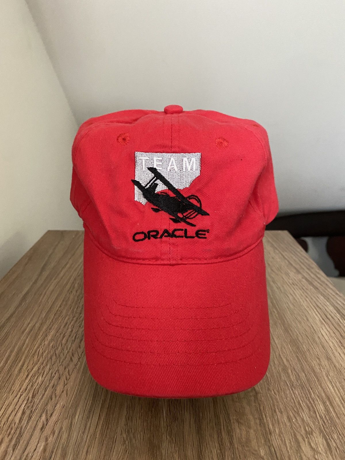 Vintage Vintage 90’s Team Oracle Biplane Airshow Dad Hat Strapback Size ONE SIZE - 1 Thumbnail
